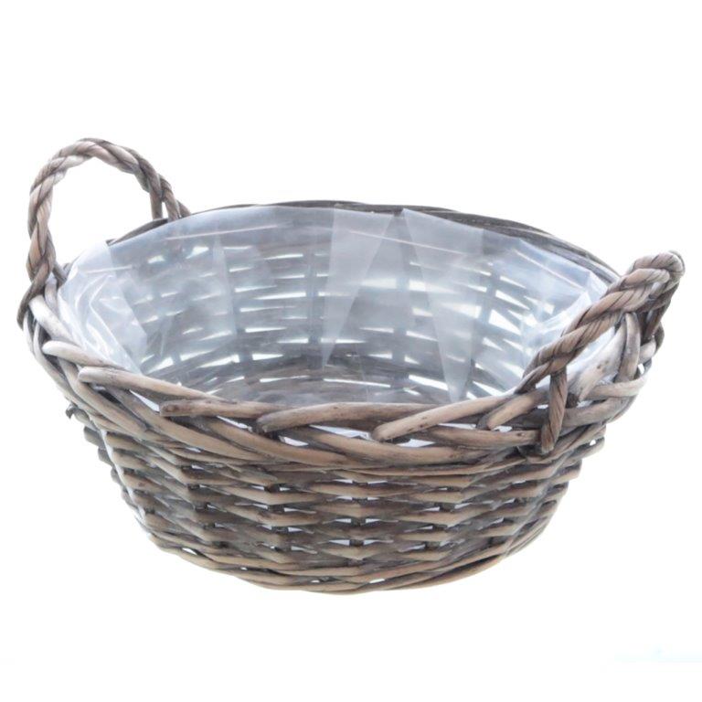 Pflanzkorb aus Weide mit Griffen - Verschiedene Größen