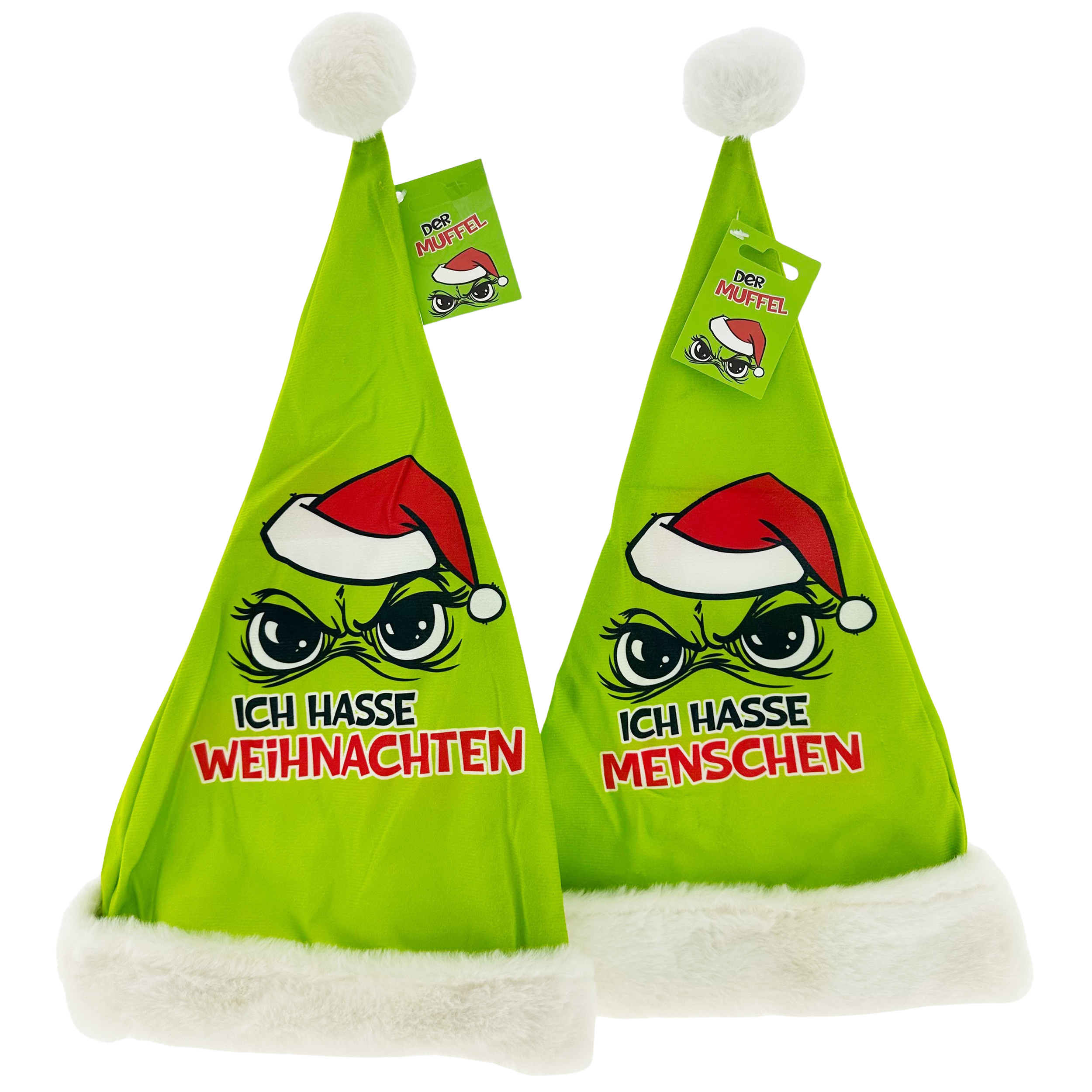 05588_ Witzige Weihnachtsmützen im 2er-Set – Humorvoll durch die Winterzeit