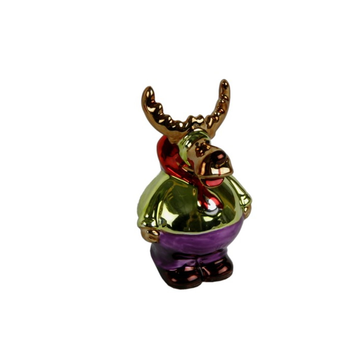 870940_058621cdba6682 Elch im metallic Look, H 8 cm