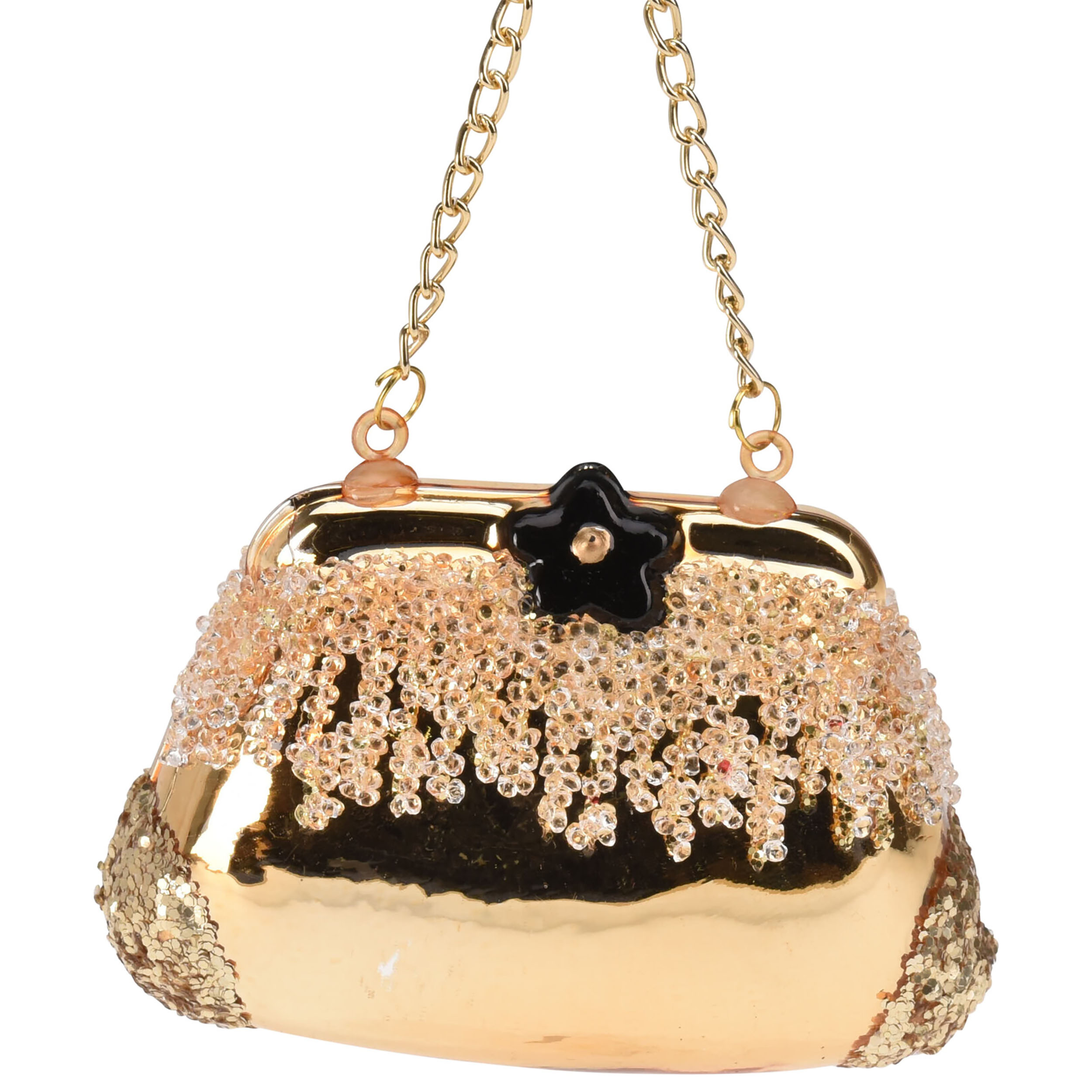 Glashänger "Handtasche Edel-Look" 7 x 5 cm aus Glas