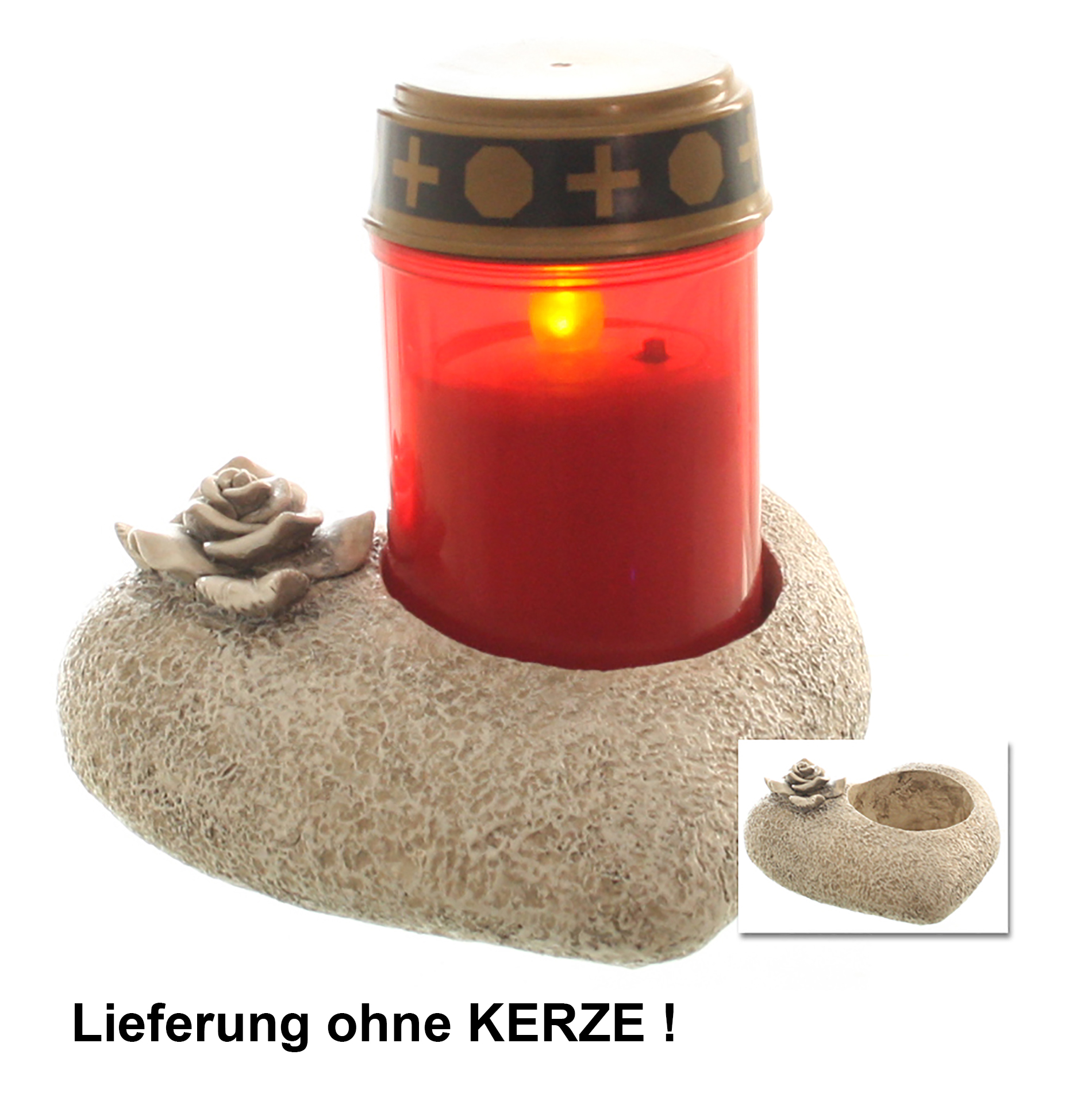 58010_Grabdeko-Herz_ Grablichthalter in Herzform für Grablicht 15 x 15 cm