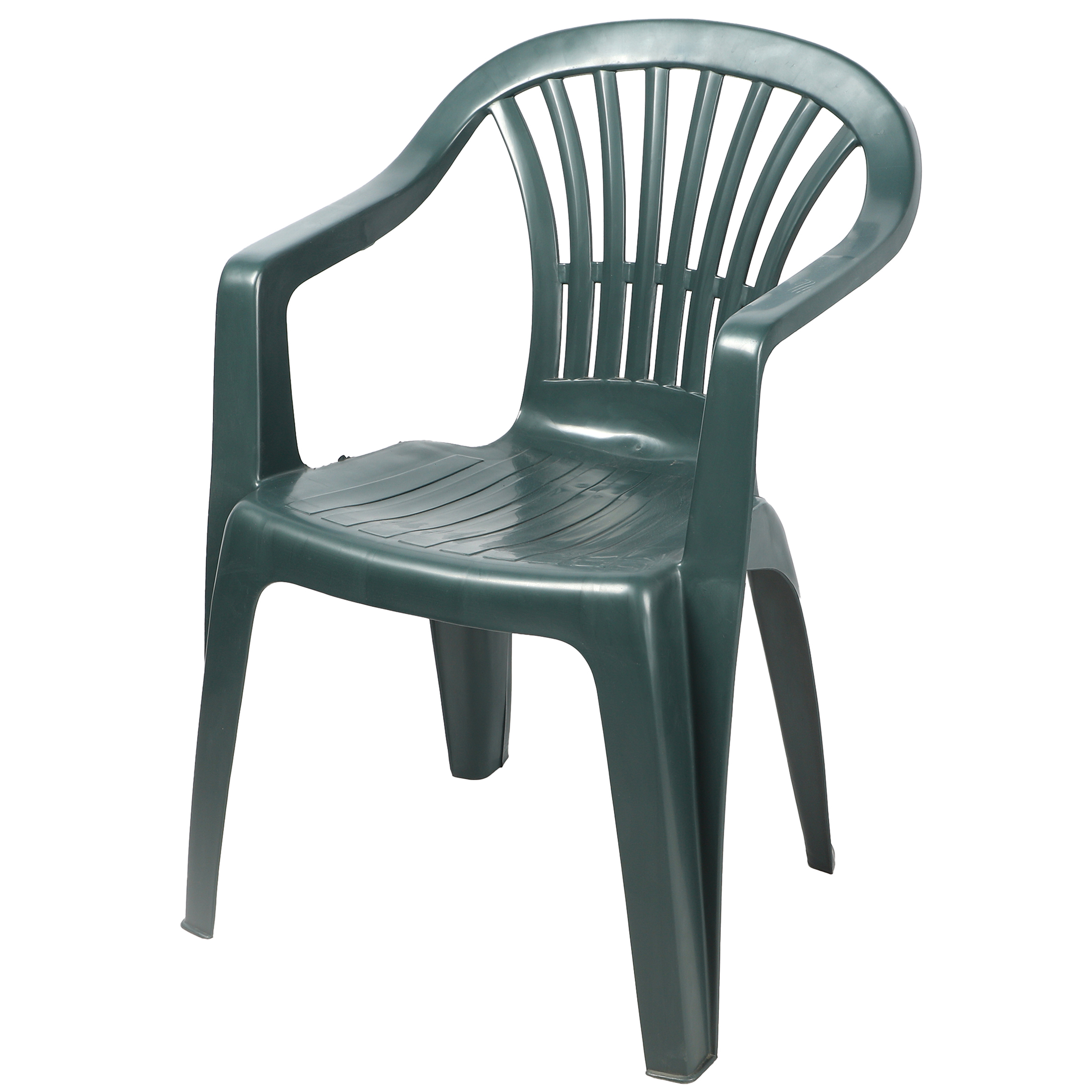 Gartenstuhl aus Kunststoff, wetterfest und stapelbar