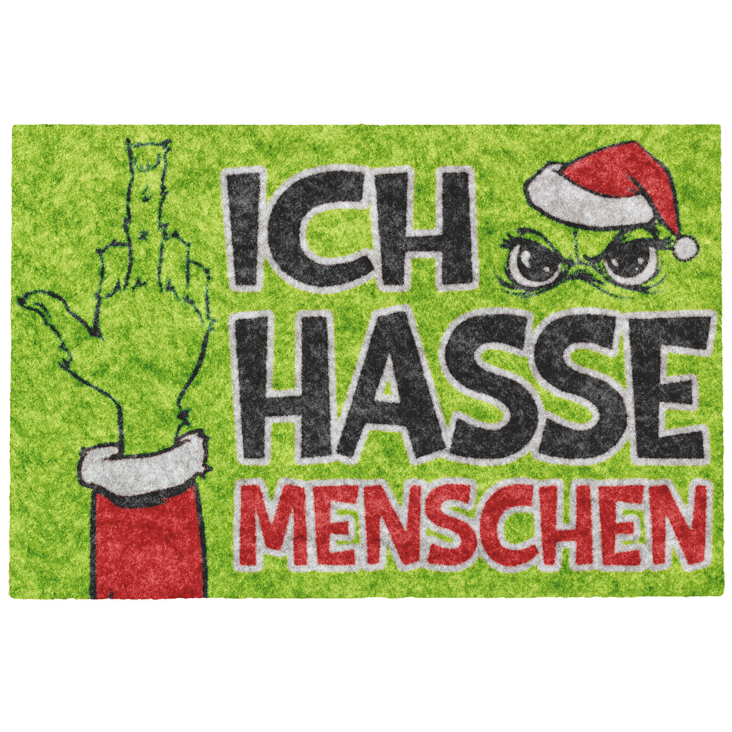 02651Z3xheQOdXcE9O Fußmatte "Festtags-Muffel" 60 x 40 cm