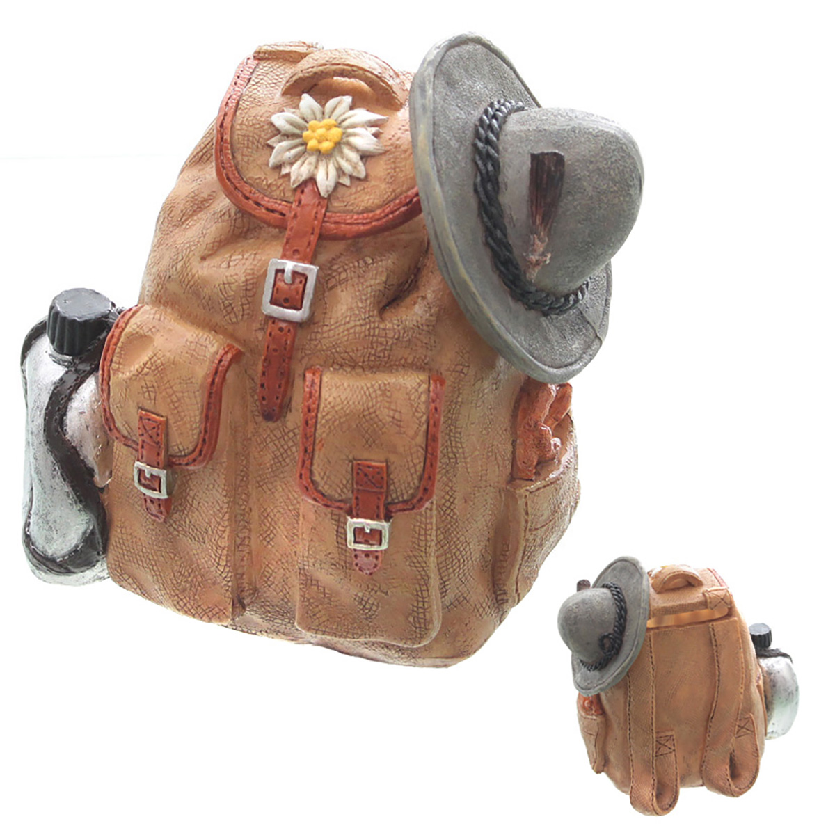 64859-Spardose Spardose Wanderrucksack H 10 cm
