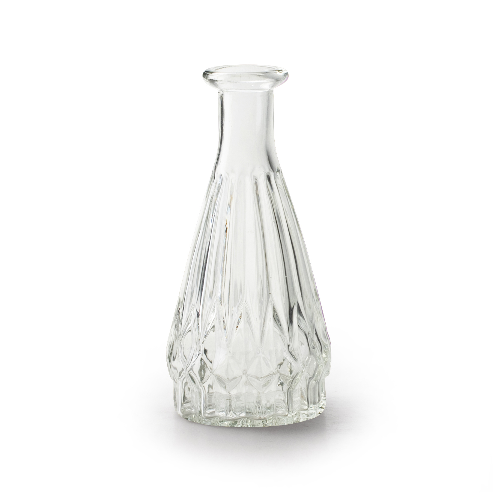 48864 6 x Vasen aus Glas "Patty & Grace" in schöner Optik - H ca. 15 cm