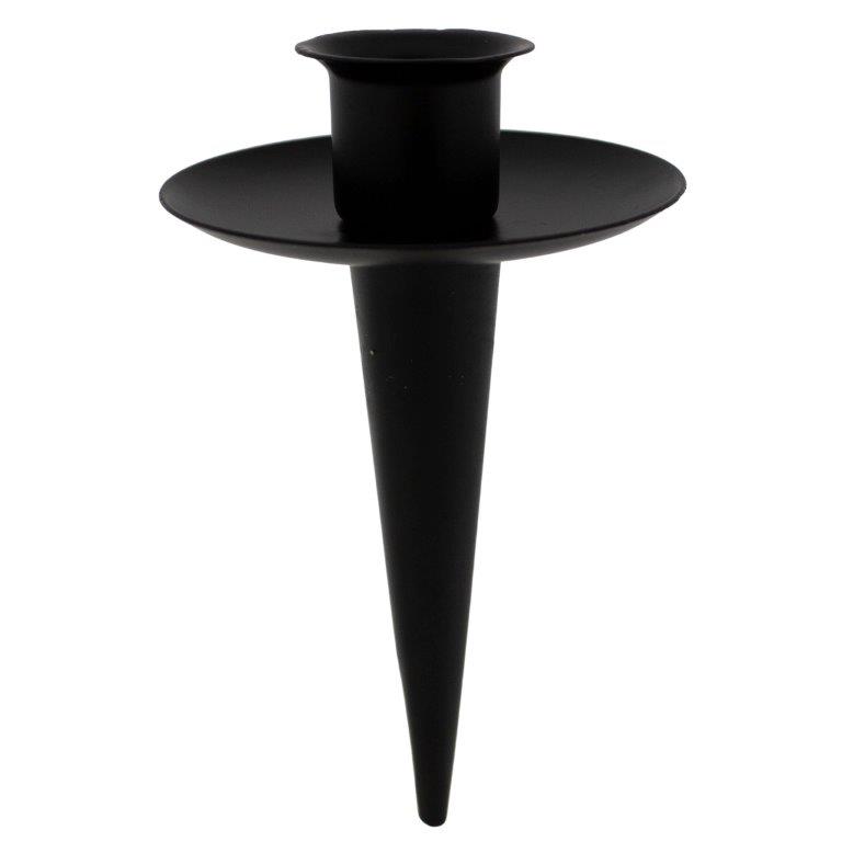 11457_-_ 4-tlg. Set Adventskranzstecker aus Metall für Stabkerzen - H 10 cm