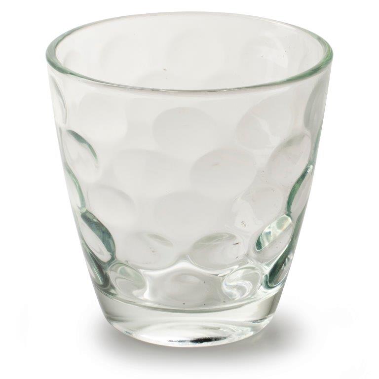 12 x Teelichtgläser mit toller Glasmusterung