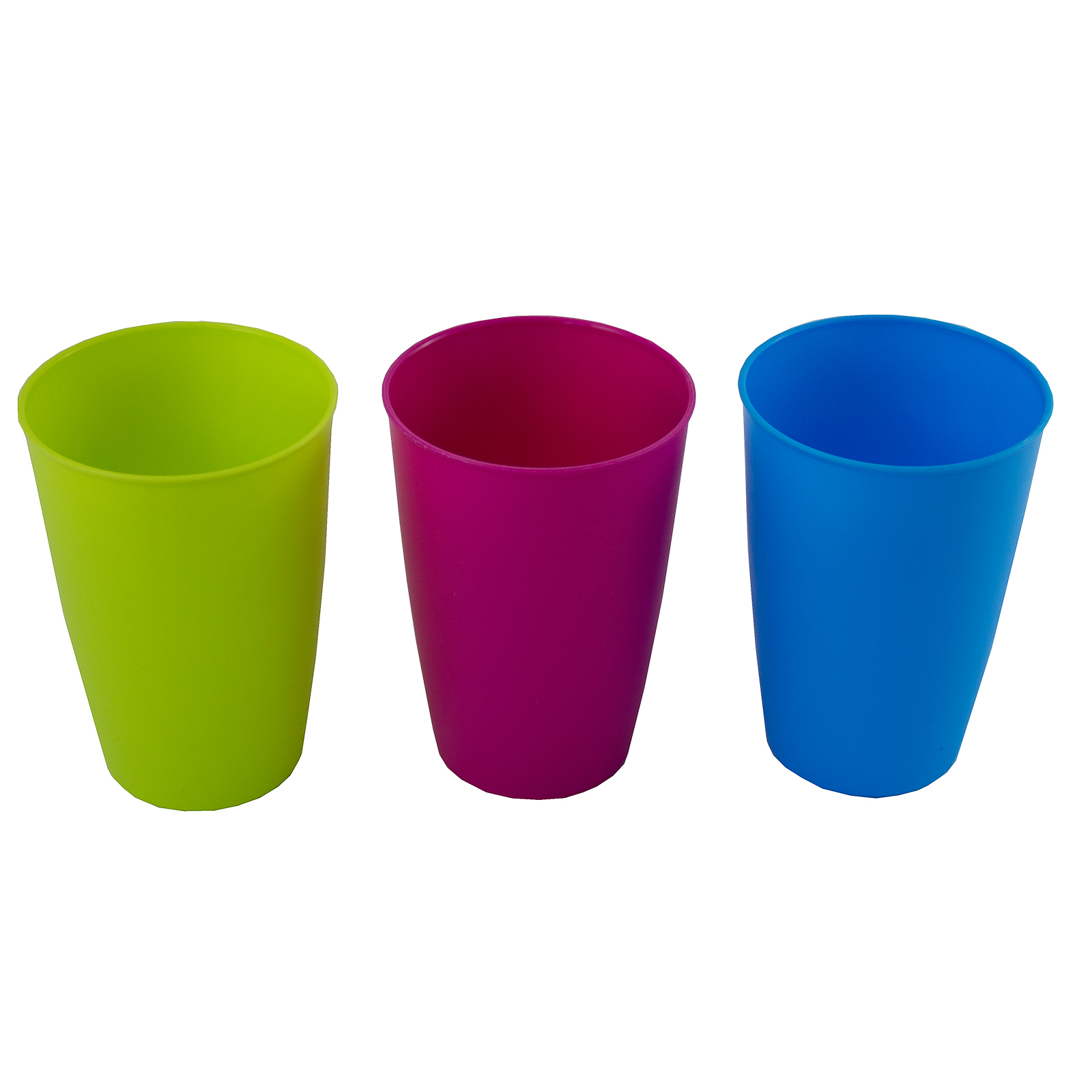 12 x bunte Becher aus Kunststoff 200 ml