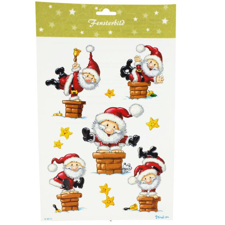 Fenstersticker-Nikolaus
