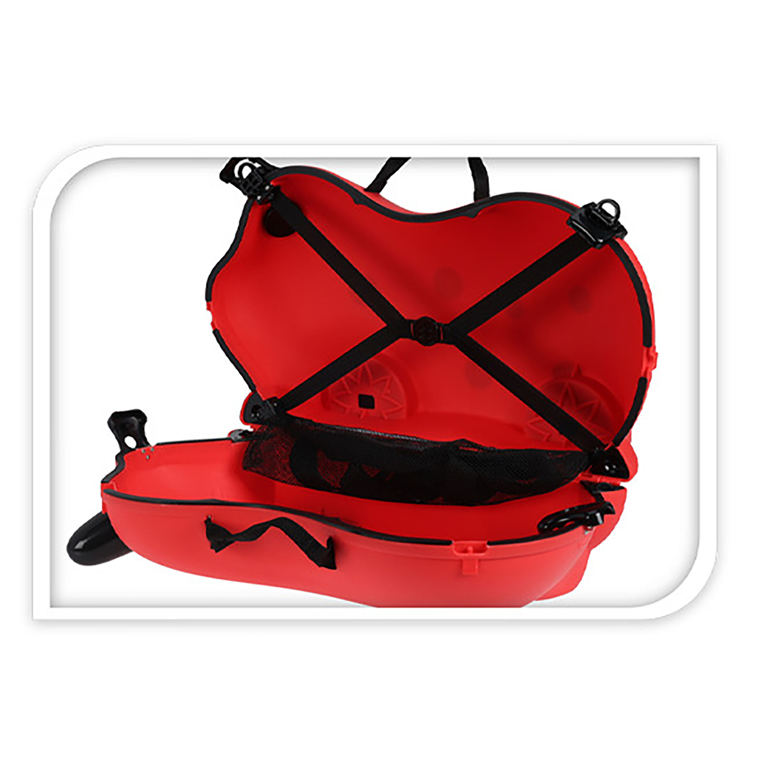 Kinder-Sitz-Koffer zum Draufsitzen und Ziehen 52 x 21 x 32 cm