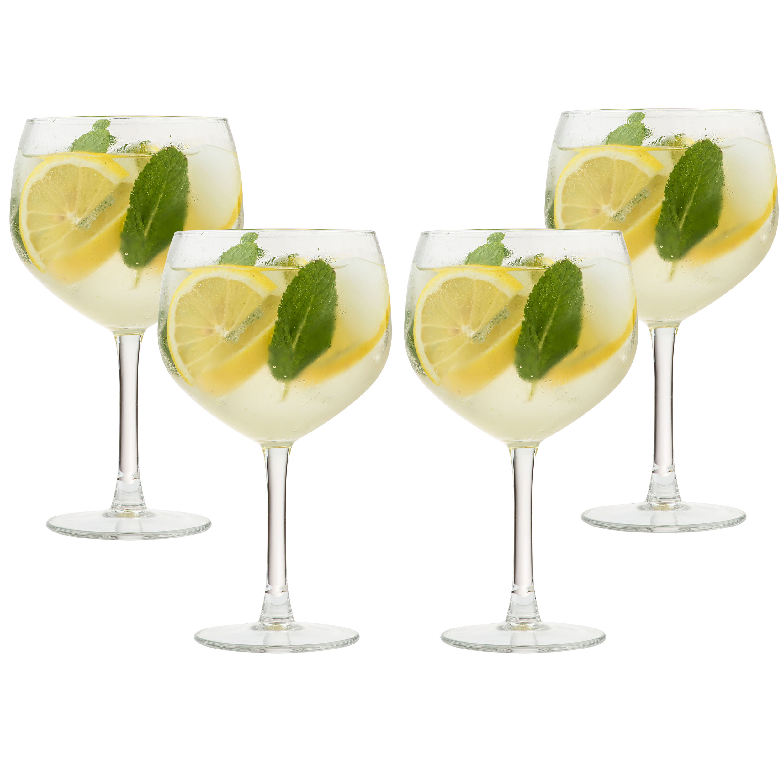 4-tlg. Set GIN TONIC Gläser 650 ml