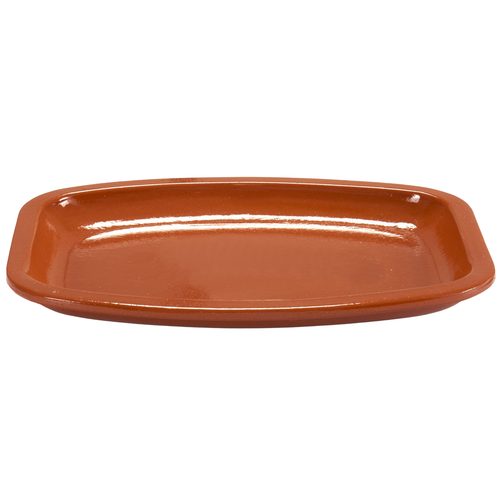 2 x Servierplatten aus Ton in Handarbeit veredelt