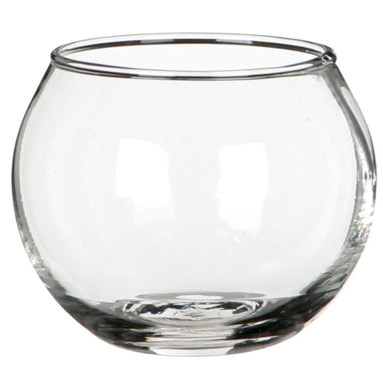 29180-Kopie Kleine Kugelvase - Kugelglas - Windlicht - Dessert im Glas
