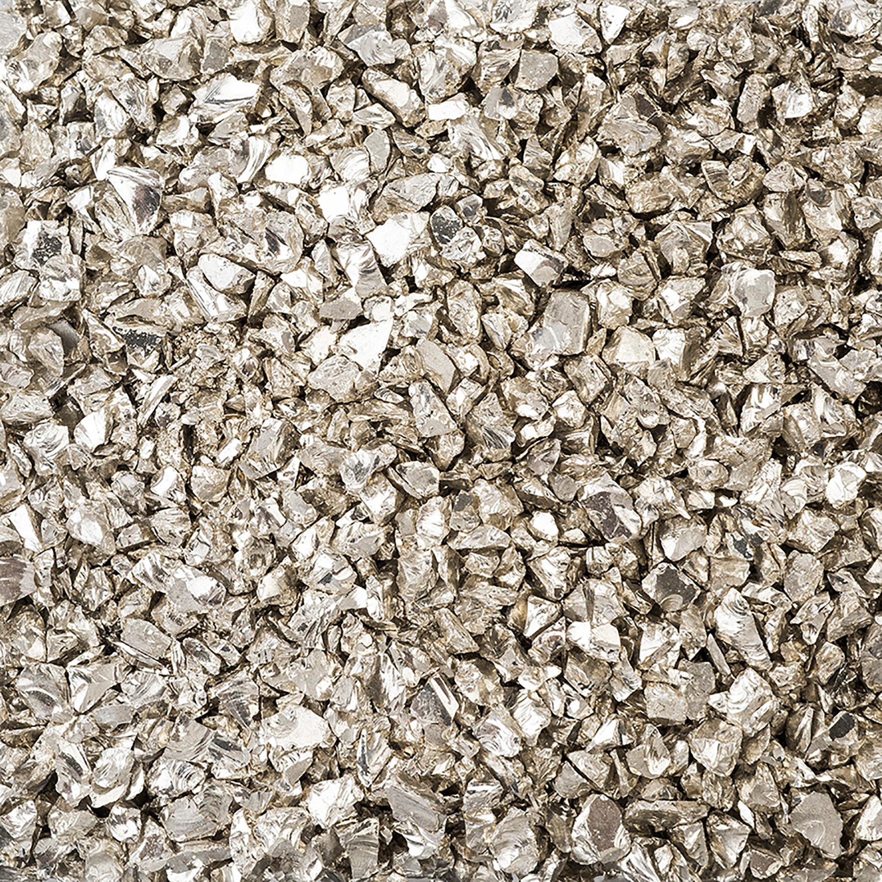 Glassteine versilbert zur stilvollen Dekoration, 450 g