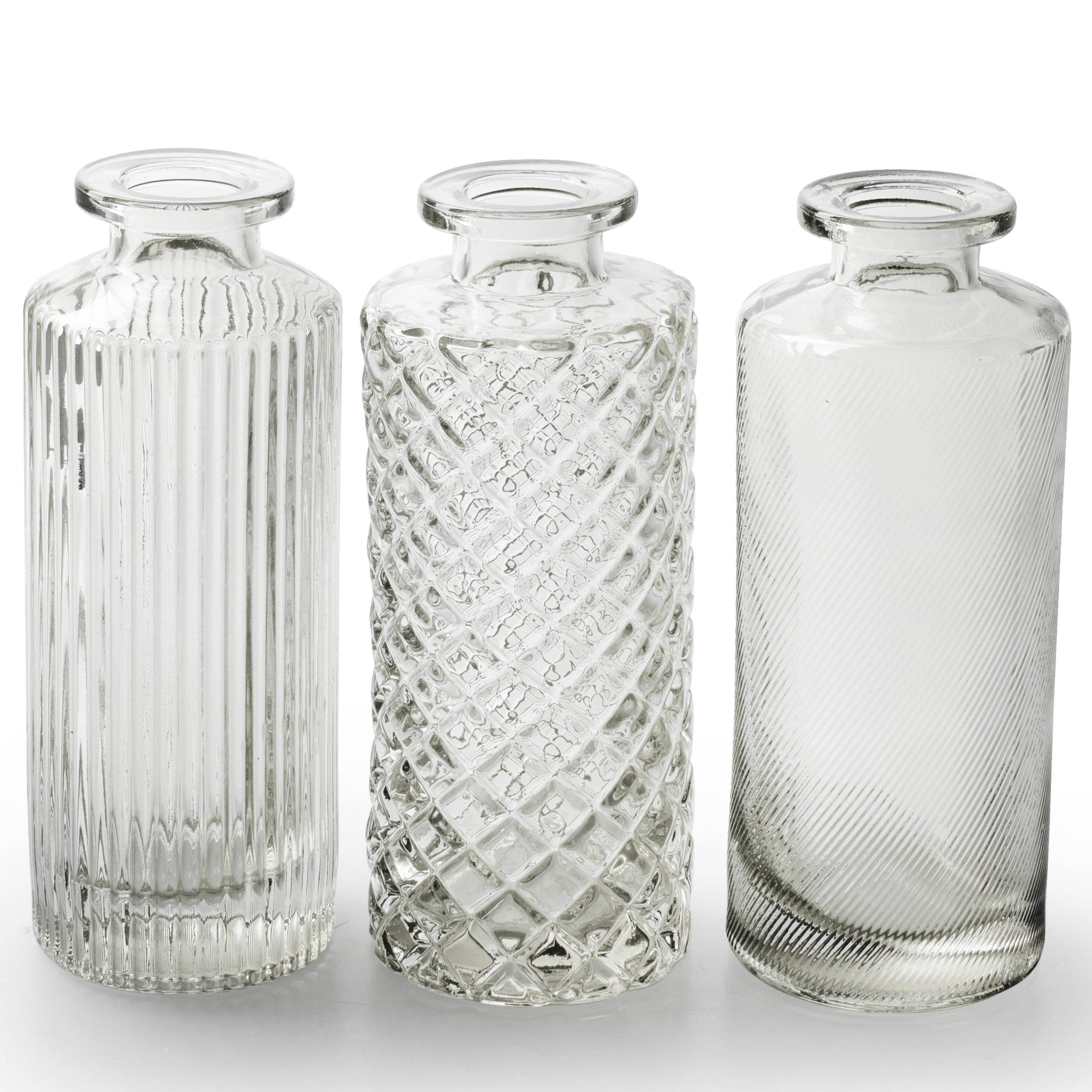 39878 Vasen MIRA aus Glas - Glasflaschen - H 13,5 cm