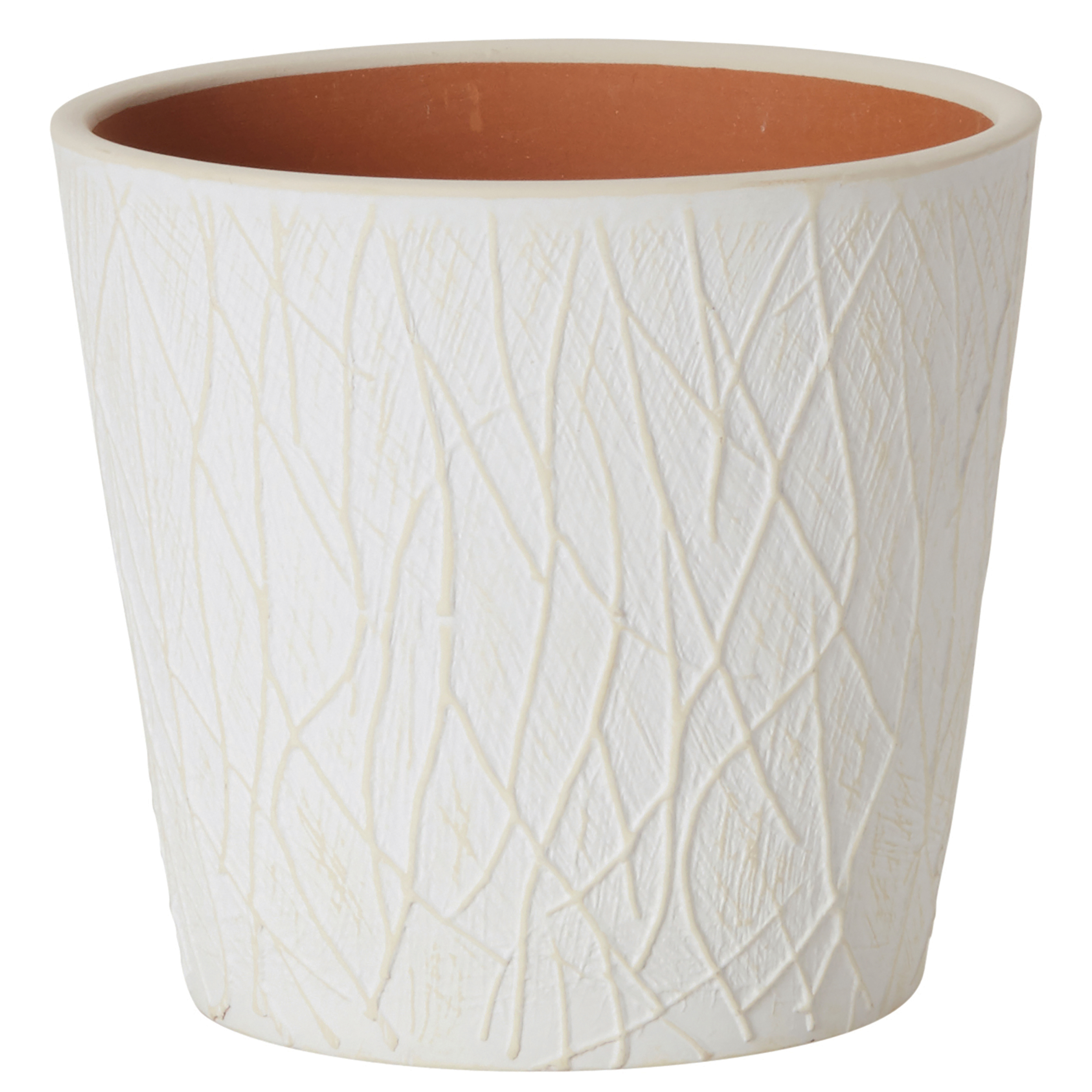 525200-525206-525212-525218 Blumenübertopf "Twig" aus Keramik