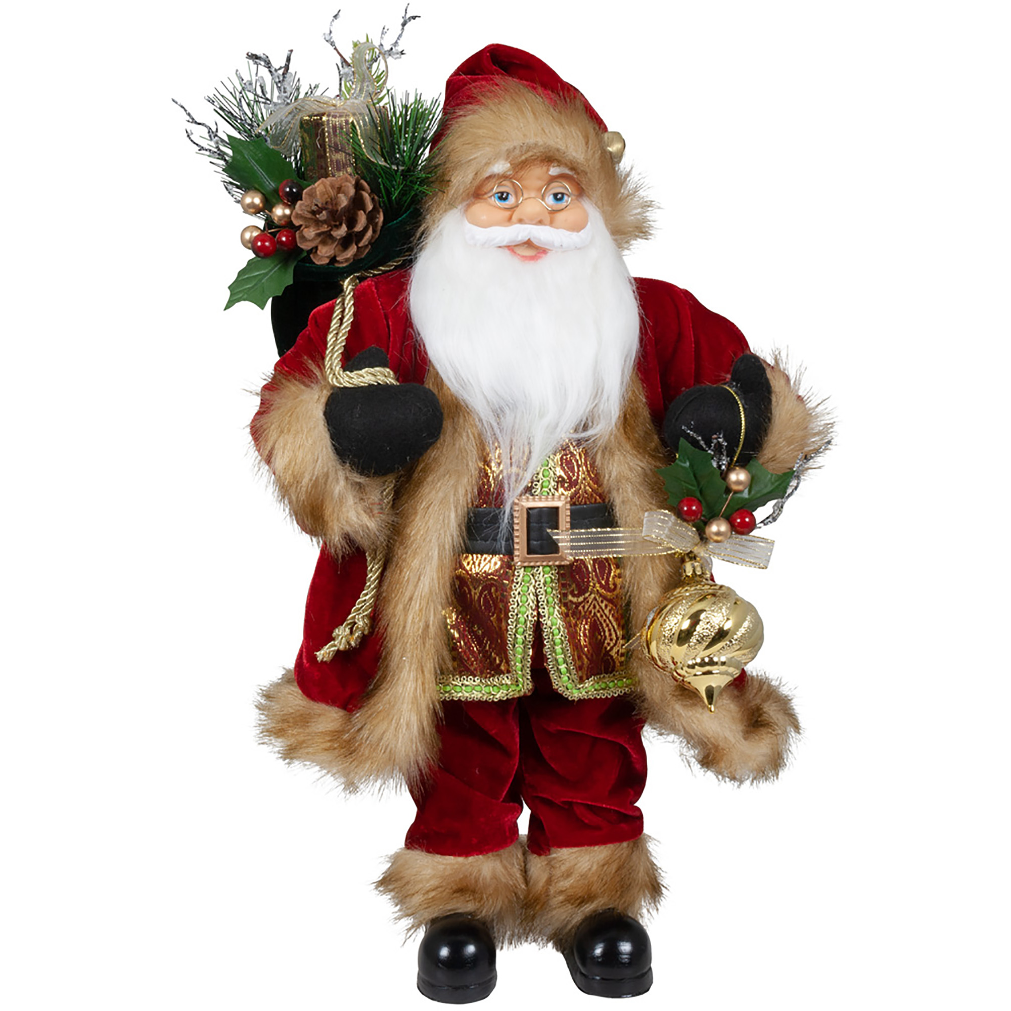 Nostalgische Nikolaus-Figuren zum Stellen von 30 cm bis 80 cm