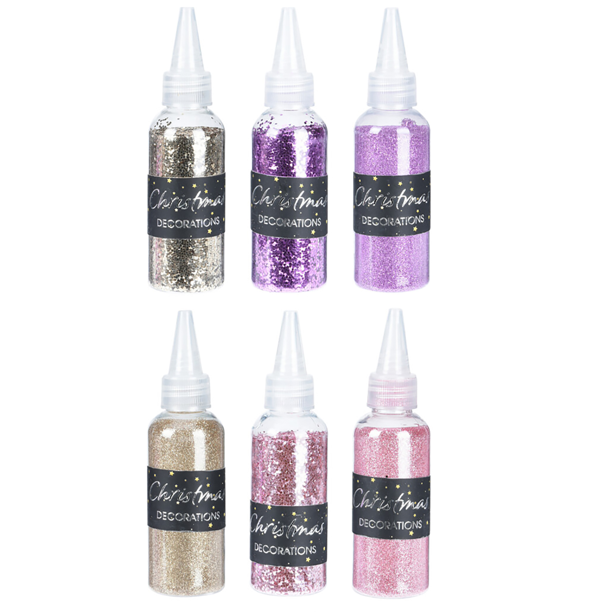 Glitzer in Flasche in tollen Farben zum Basteln