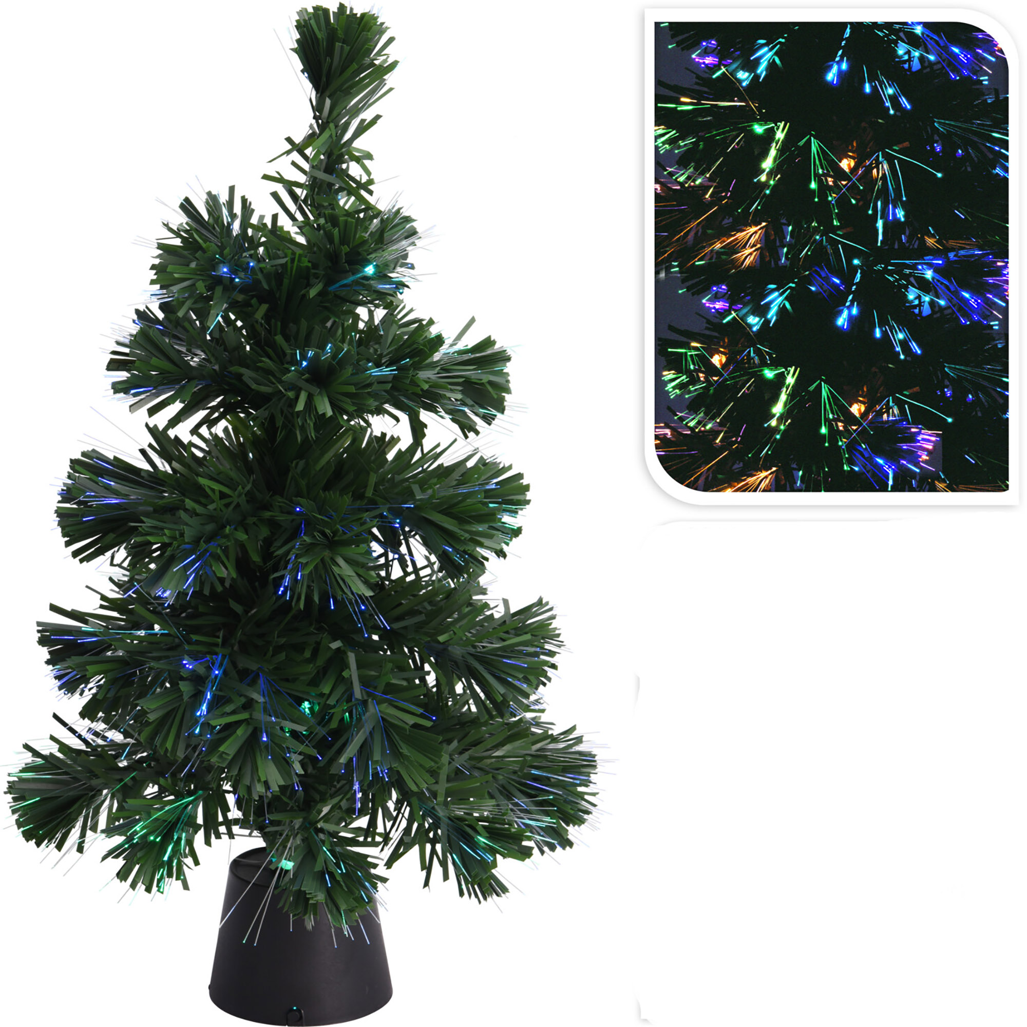ABR510800_Weihnachtsbaum-LED Künstlicher Weihnachstbaum 45 cm mit Farbwechsler und LED Beleuchtung, batteriebetrieben