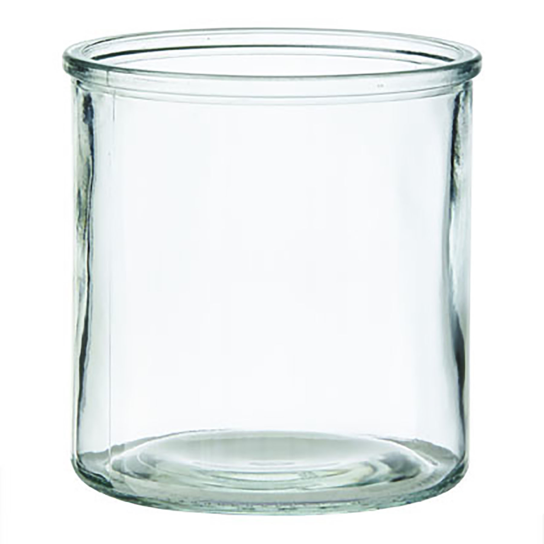 6 x Windlichter in klassischer Zylinderform H 12 cm oder 15 cm
