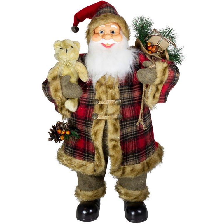 XXL Nikolaus mit vielen Details zum Stellen - 60 + 80 cm