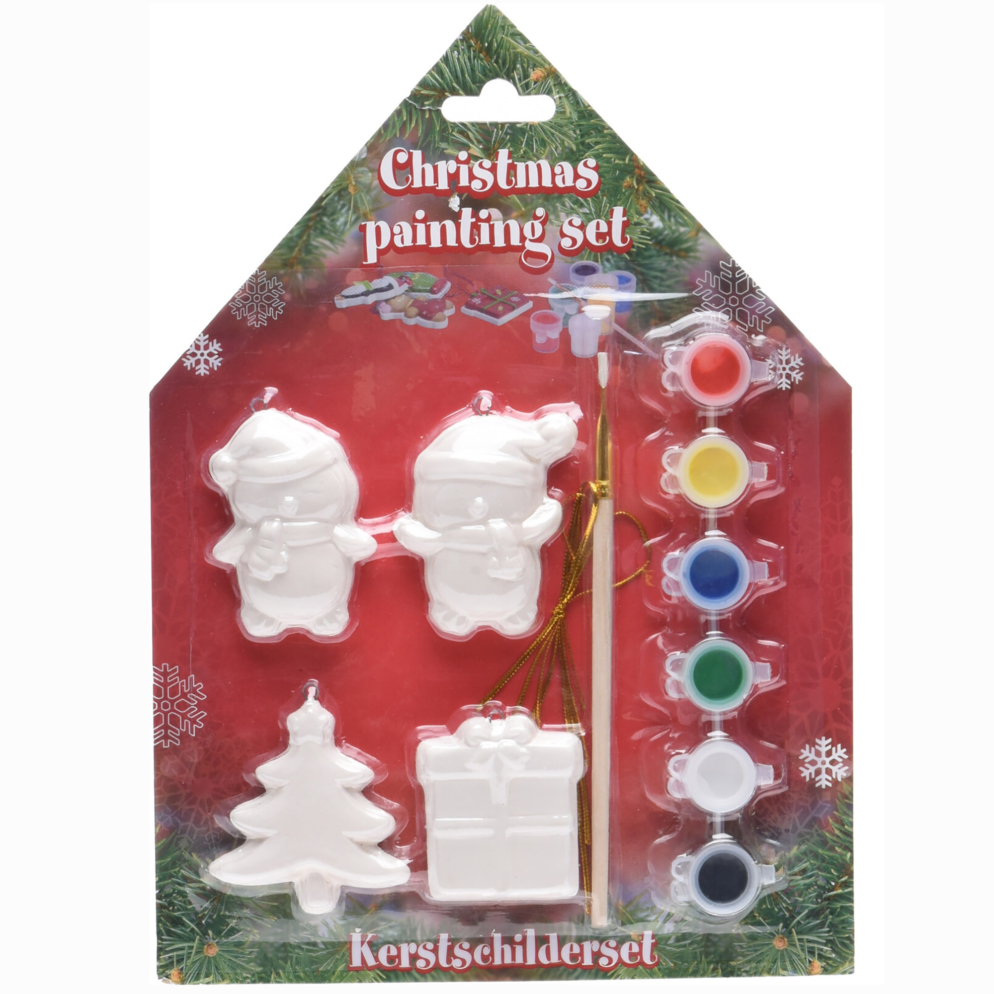 AWA000620_Ser5ApUpVdgKn 4-tlg. Weihnachtsmalset DIY inkl.Weihnachtshänger und Farben