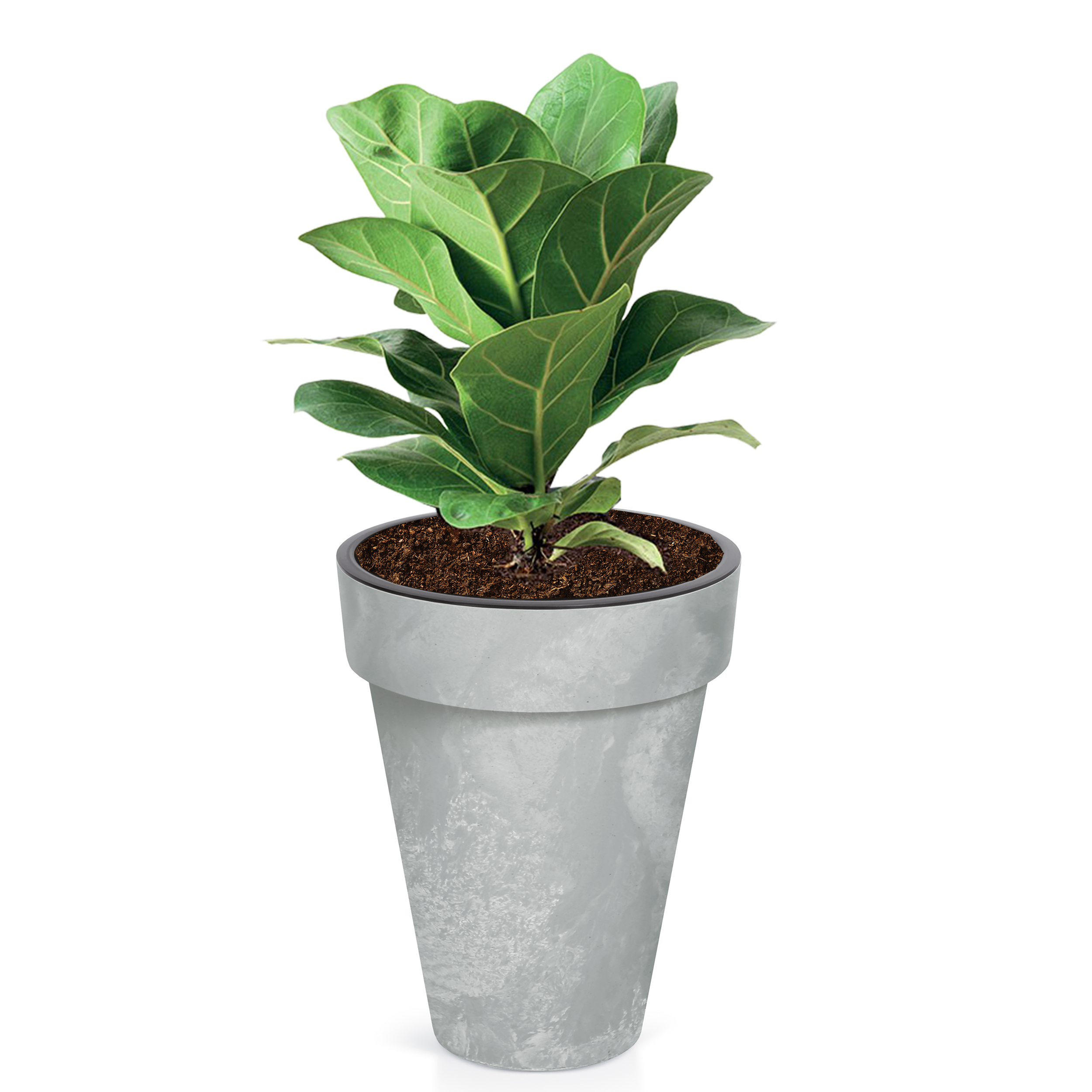 CUBE mit Innentopf -  Ø 28 cm / H 34,9 cm