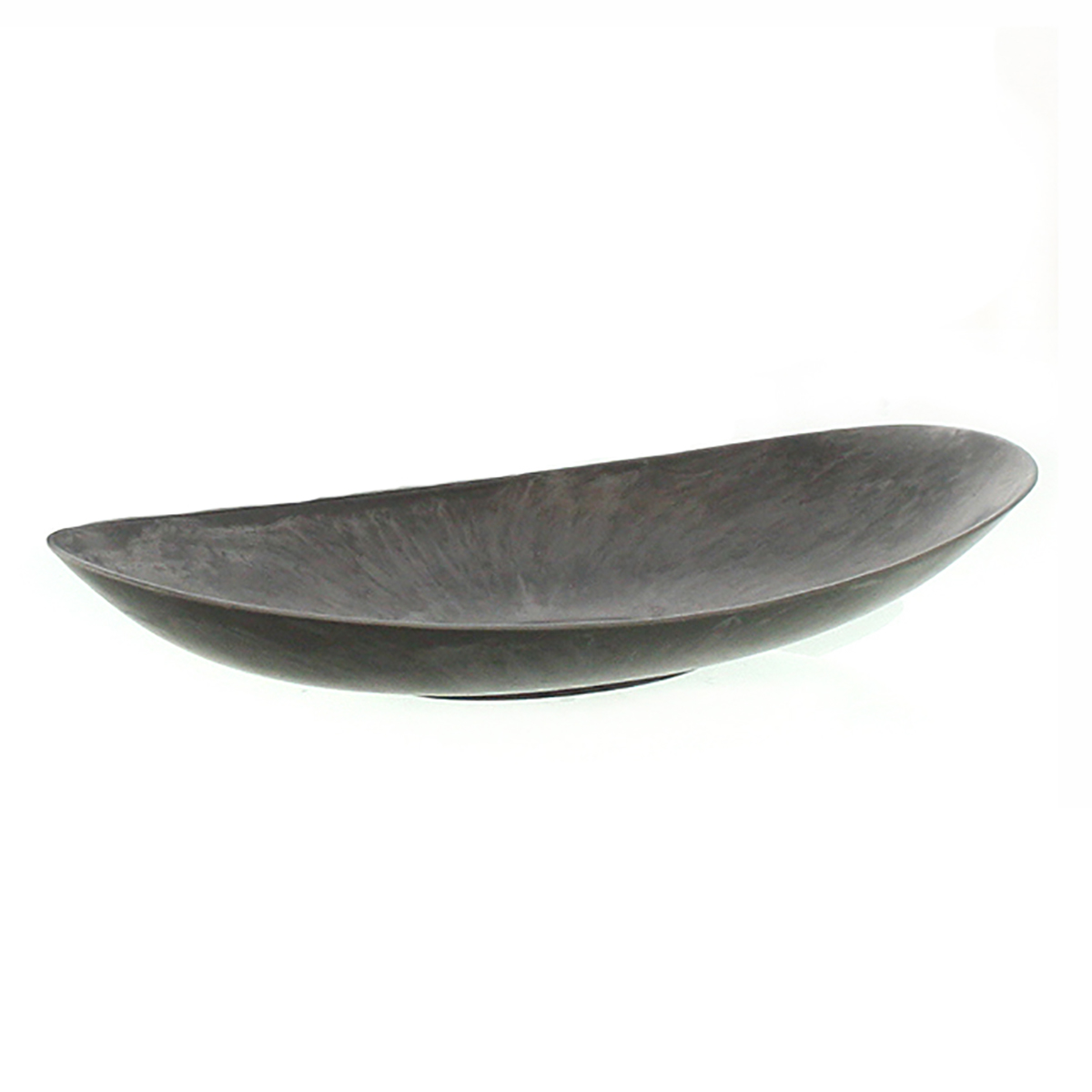 59765596615e748f0c Dekoschale in Schieferoptik aus Kunststoff 30 x 15 cm