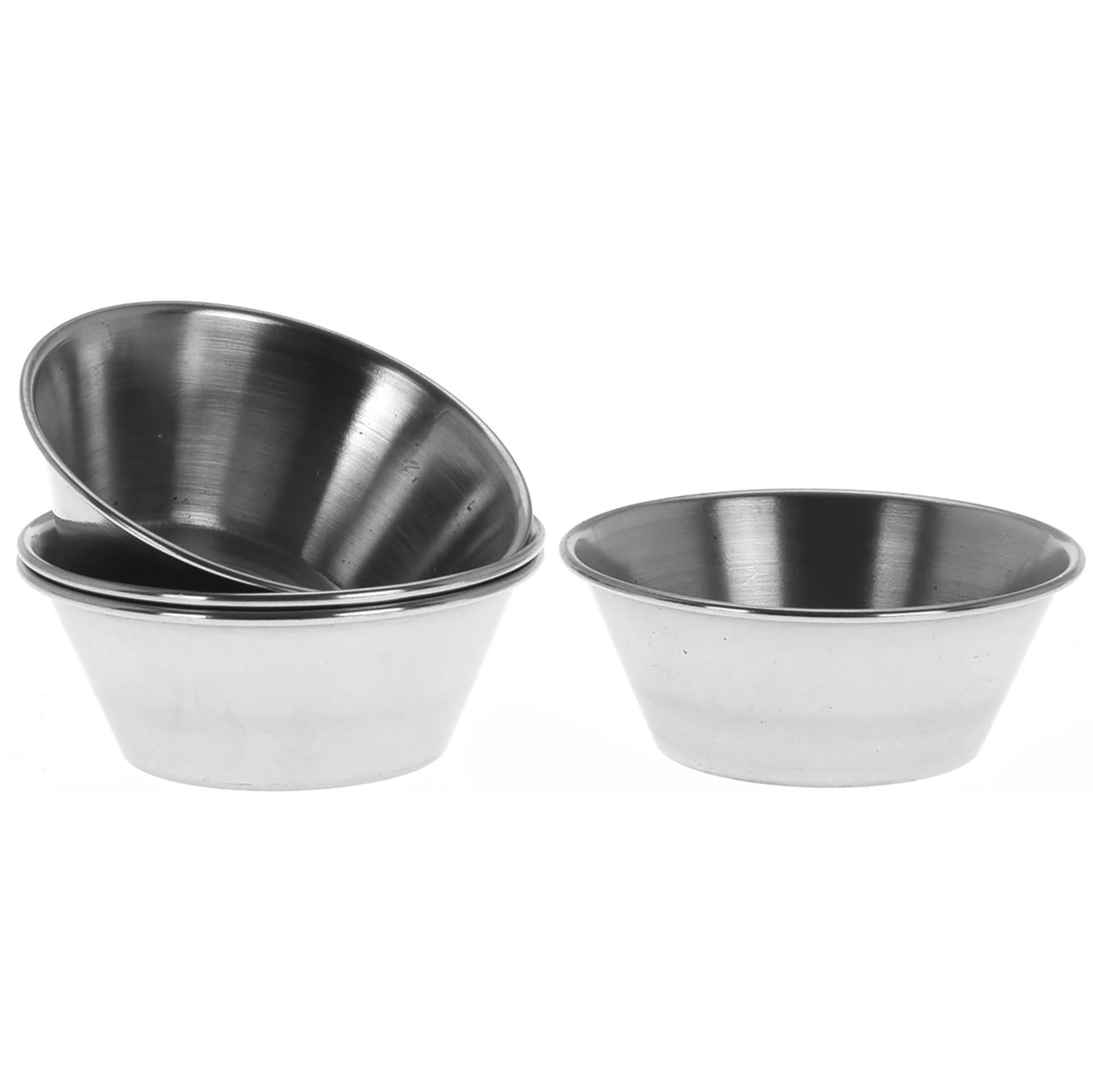 Dipschalen aus Edelstahl - Servierschälchen Schälchen Ø 6 cm