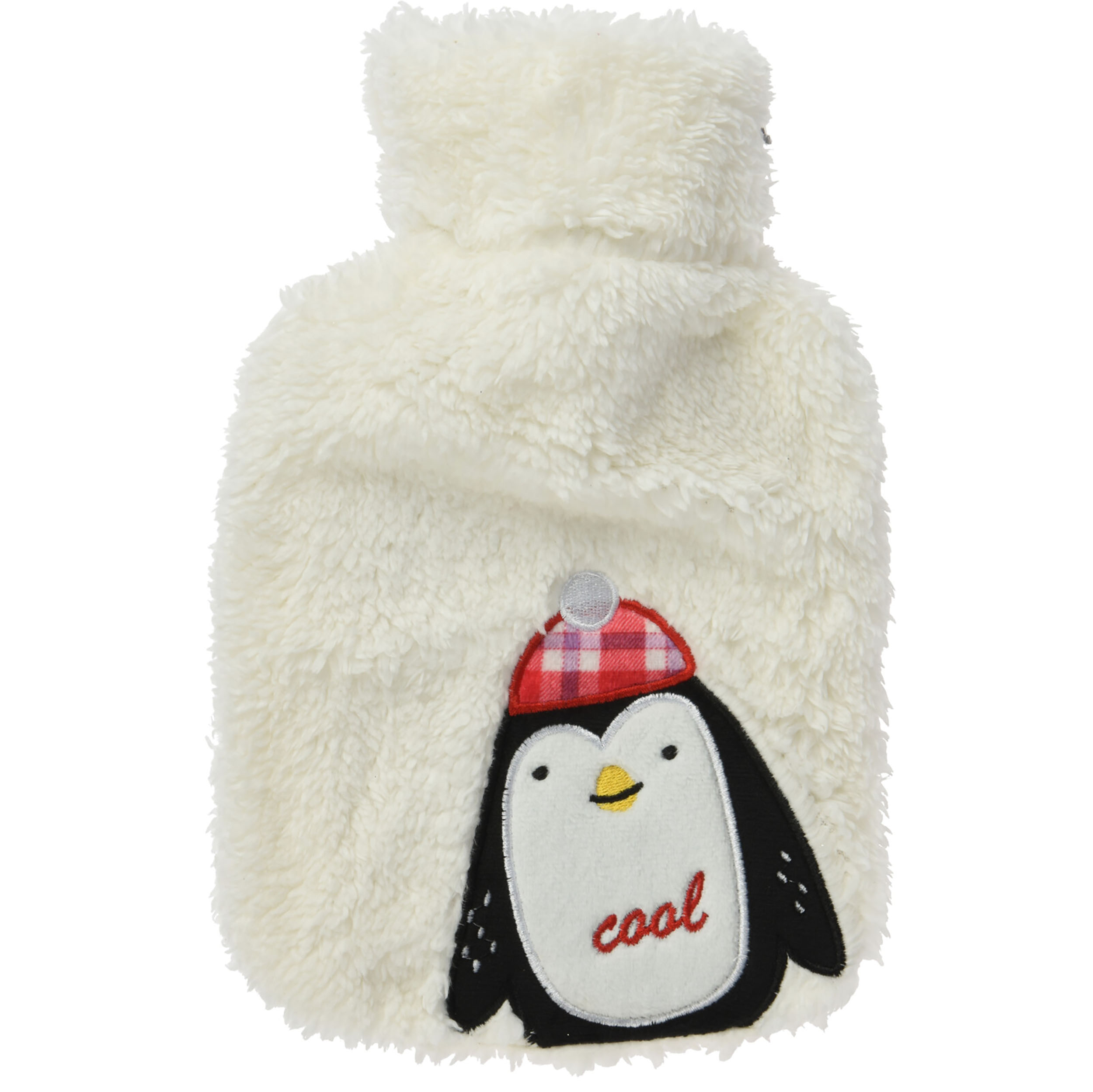 Wärmflasche mit kuscheligem Bezug 28 x 18 cm - 850 ml