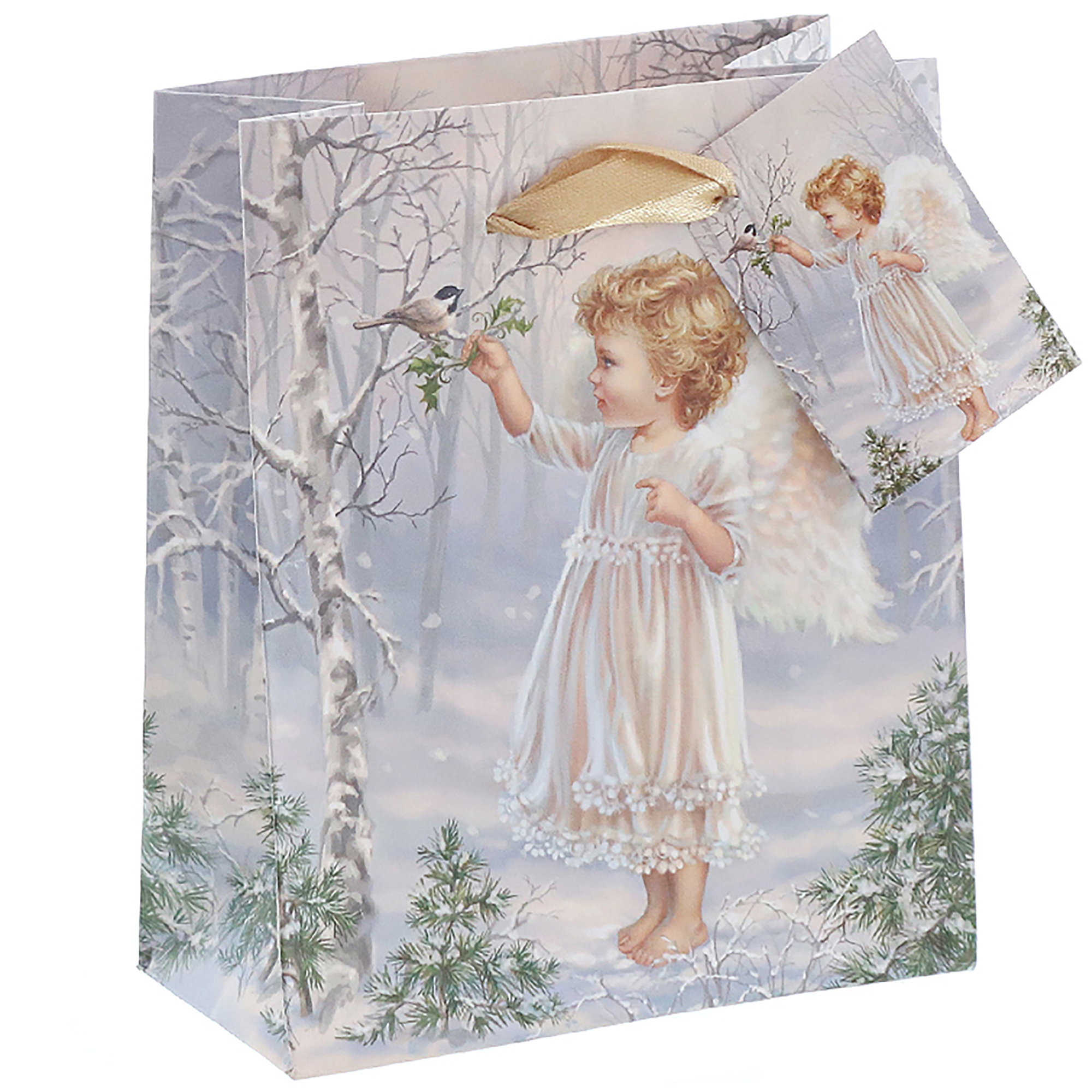 69386 12 x Geschenktüten und Flaschentüten für Weihnachten