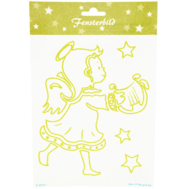 Fenstersticker-Engel
