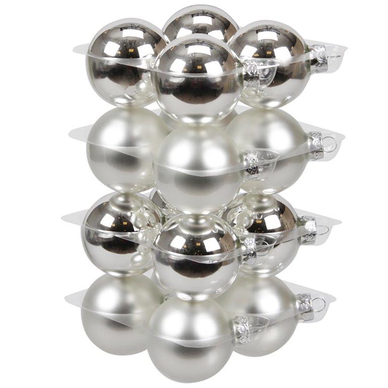 100413 Weihnachtskugeln - Baumkugeln - Christbaumkugeln aus Glas zum Hängen