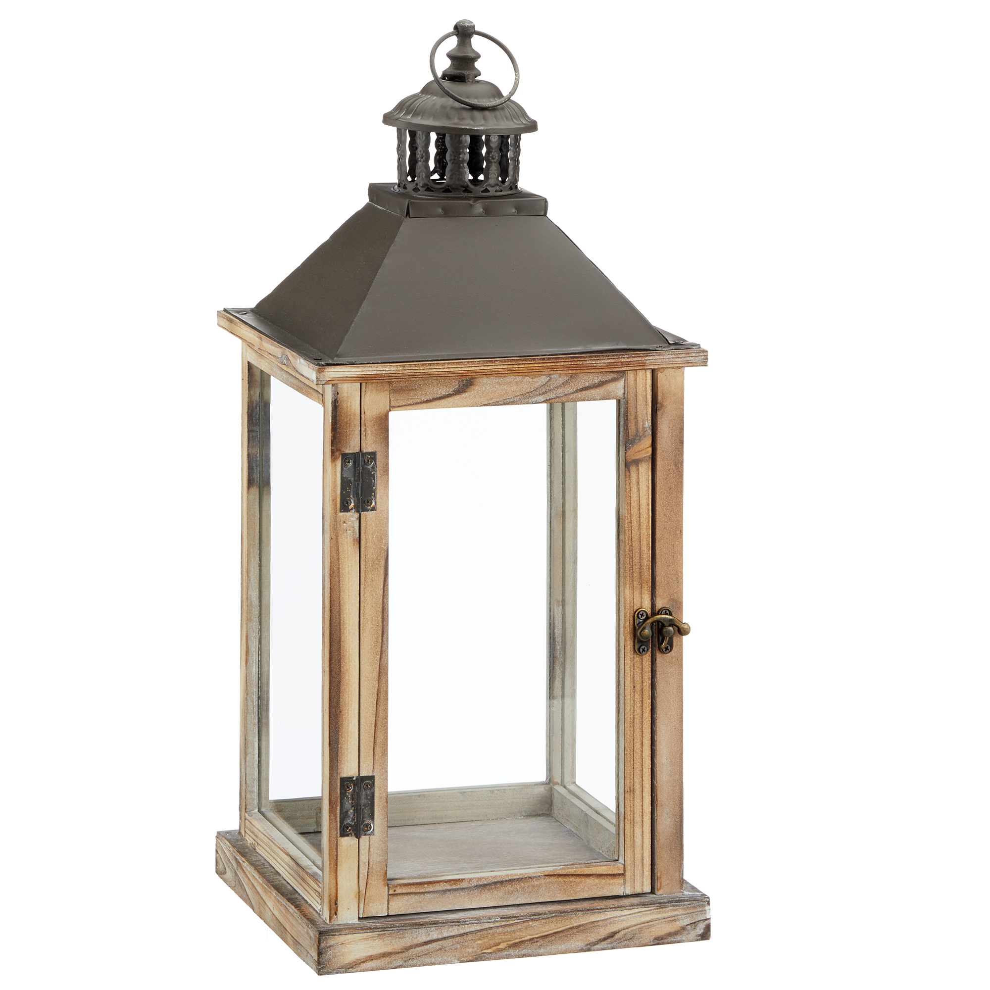 Laternen "Egino" aus Holz in zwei Größen