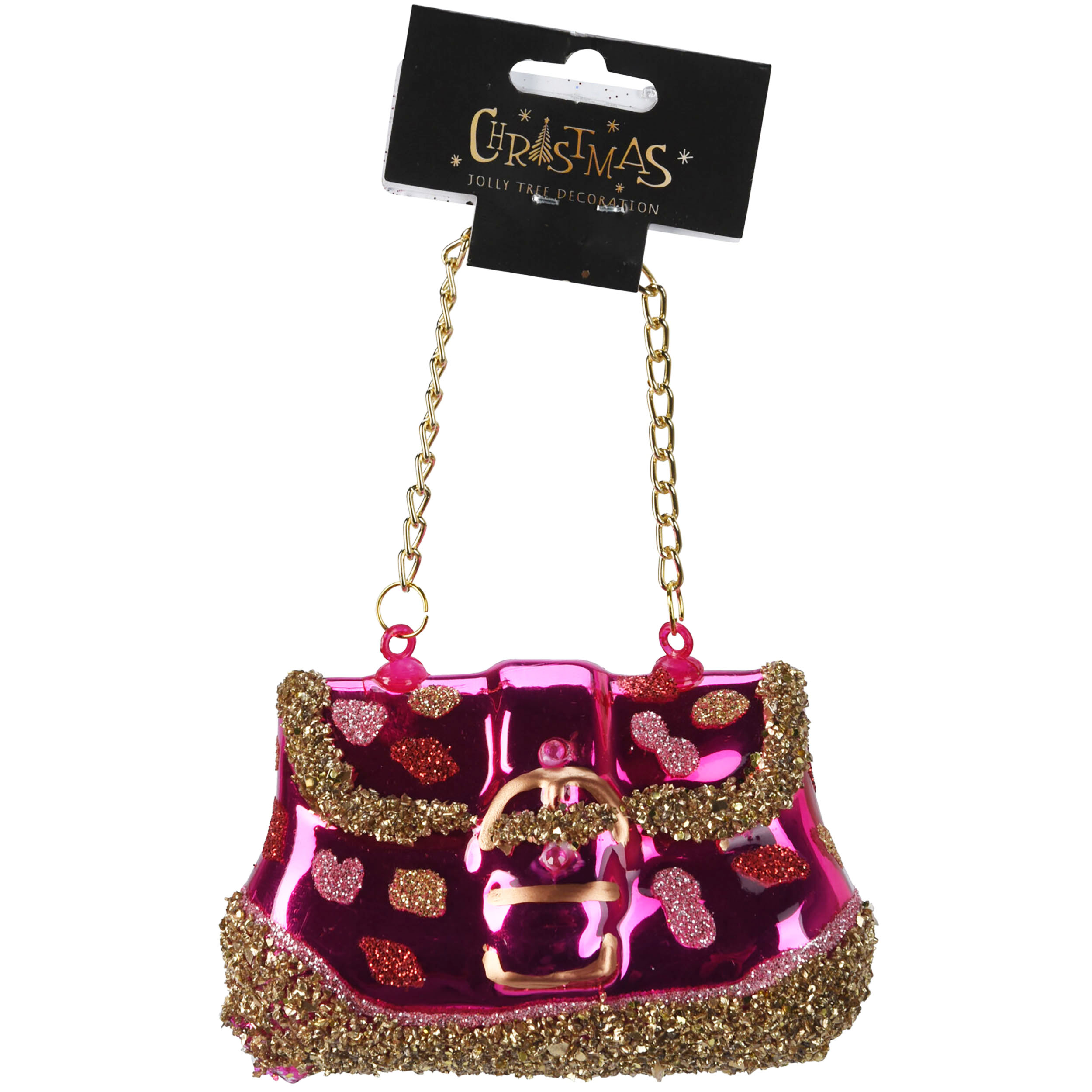 Pink mit Glitter-Punkten