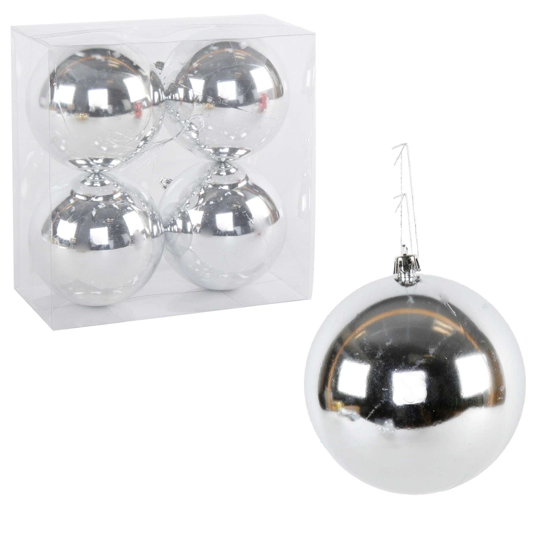 837140-02_Outdoor-Weihnachtskugel 6-tlg Set XXL Weihnachtskugeln für Draußen  Ø 12, silber-glänzend
