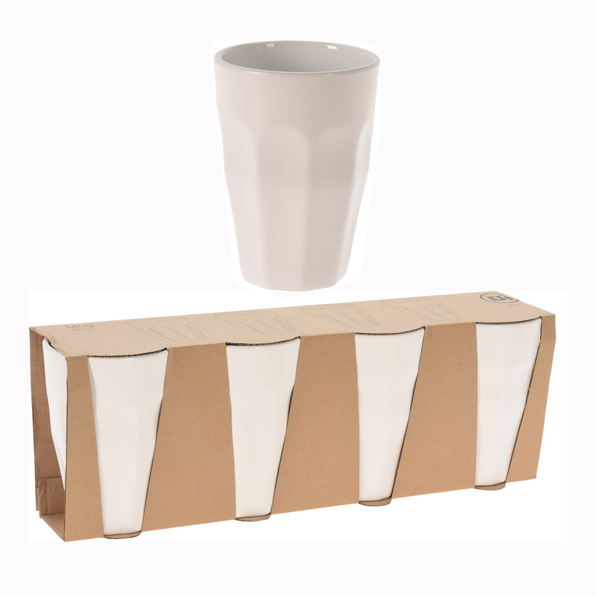 330 ml / 4er Set / weiß