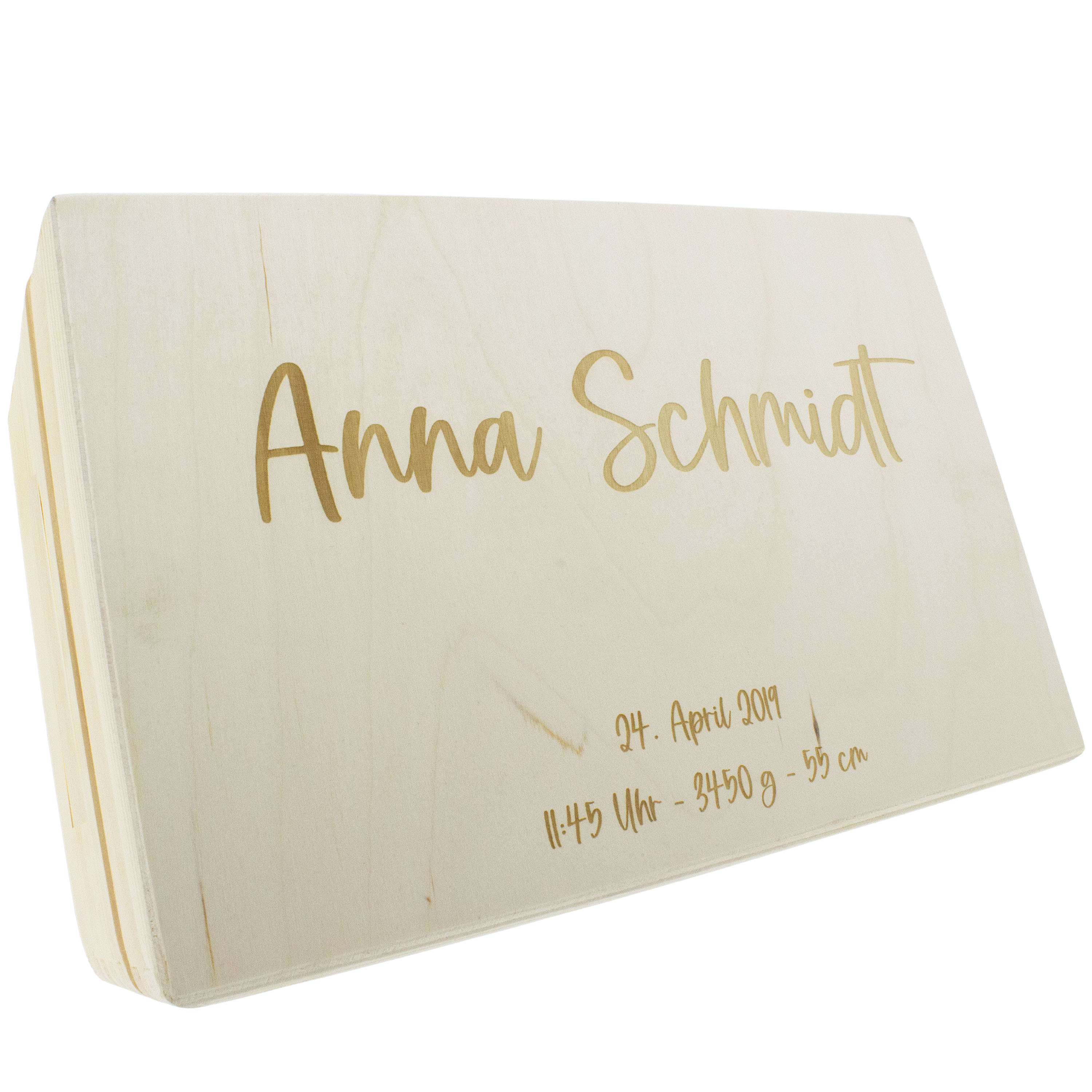 510a-111-8_Modell-7_ Erinnerungsbox Baby "Name" - individuell graviert zur Geburt