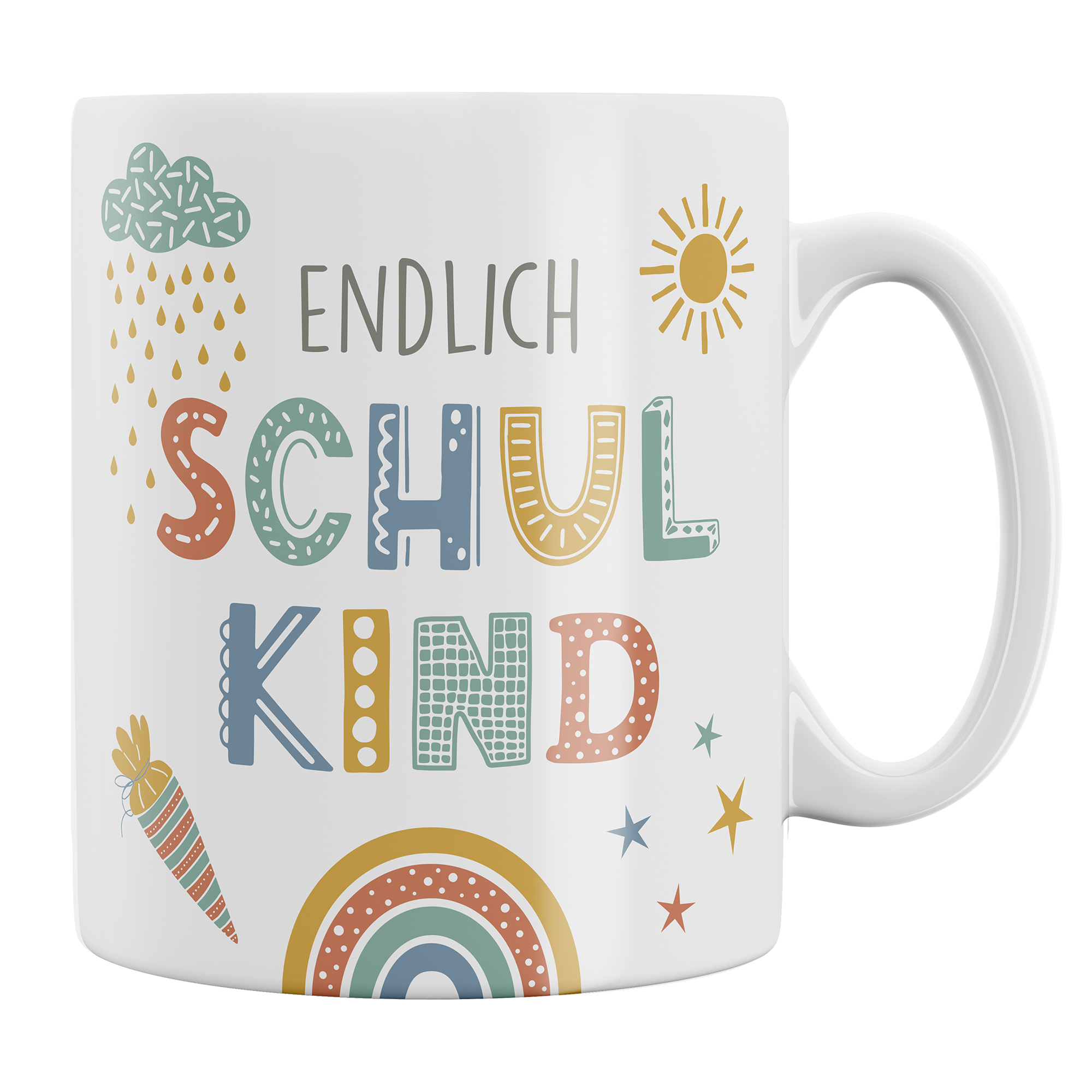 46133 Tasse "Endlich Schulkind" zur Einschulung 300 ml