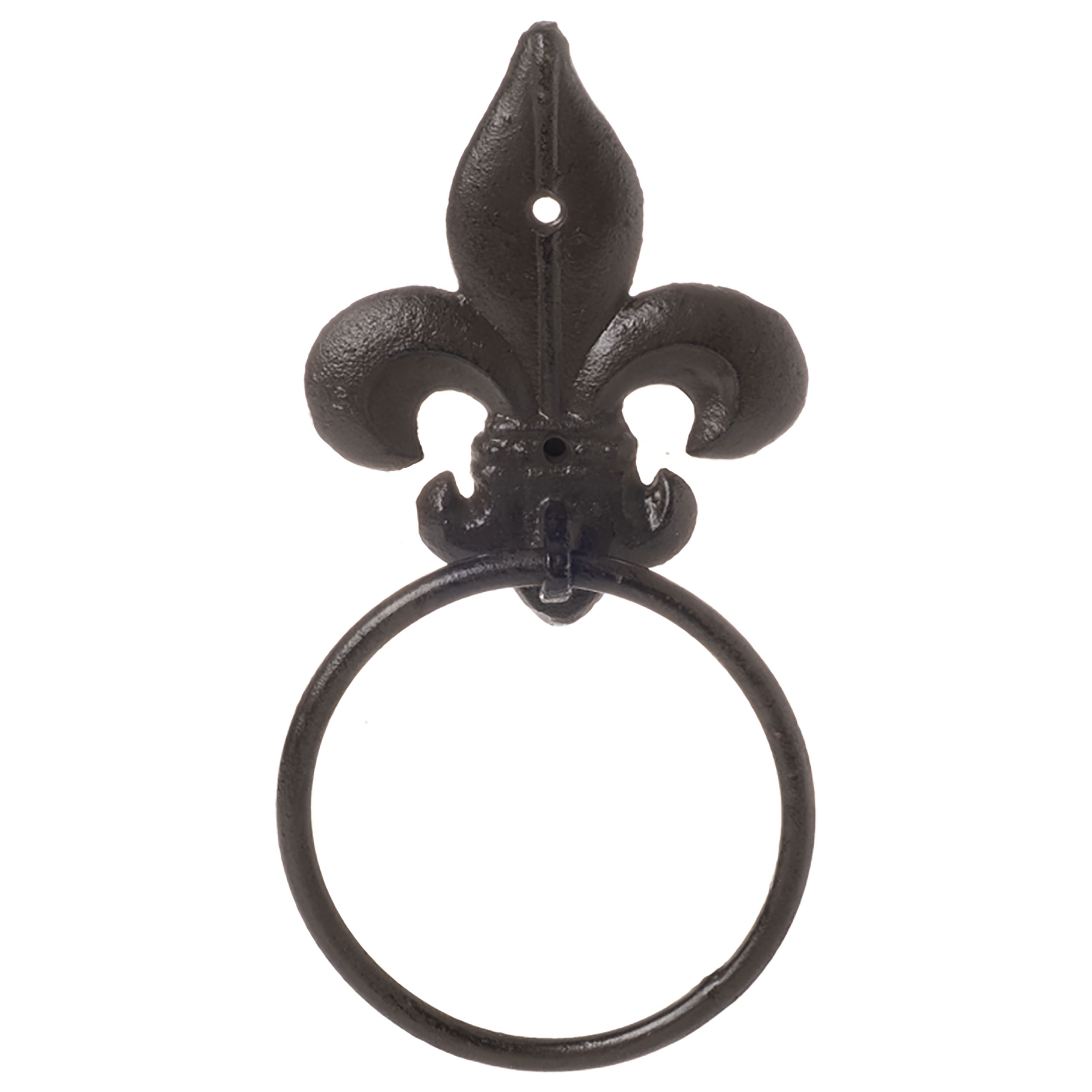 91614 Wandhaken mit Ring aus Gusseisen