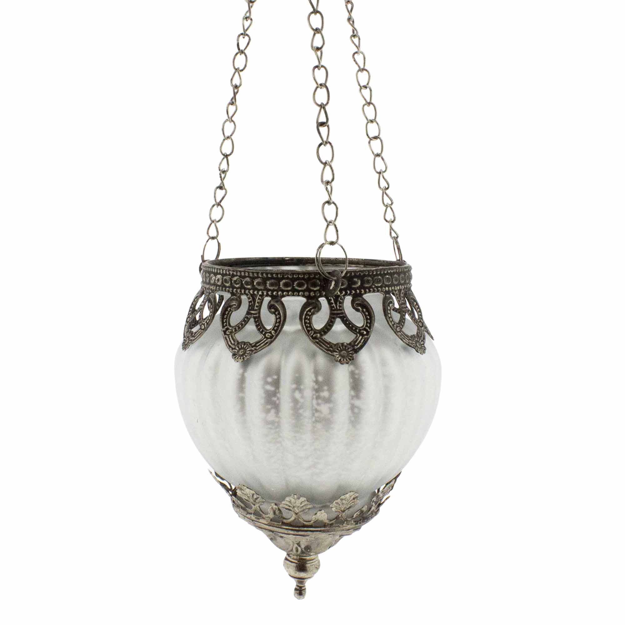 Teelichthalter zum Hängen in stilvollem Vintage Look L 47 cm