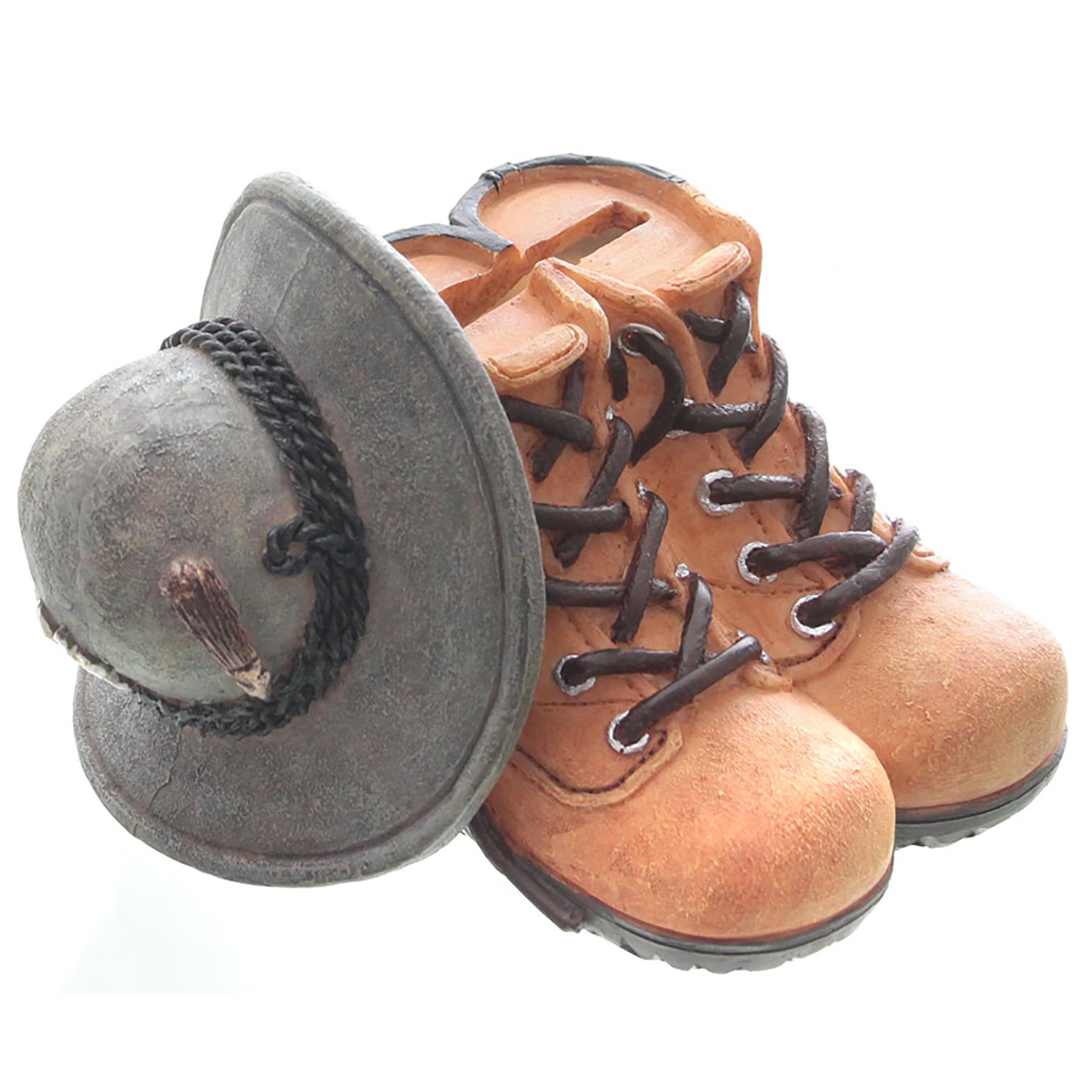 64860 Spardose "Wanderschuhe", Höhe 8 cm
