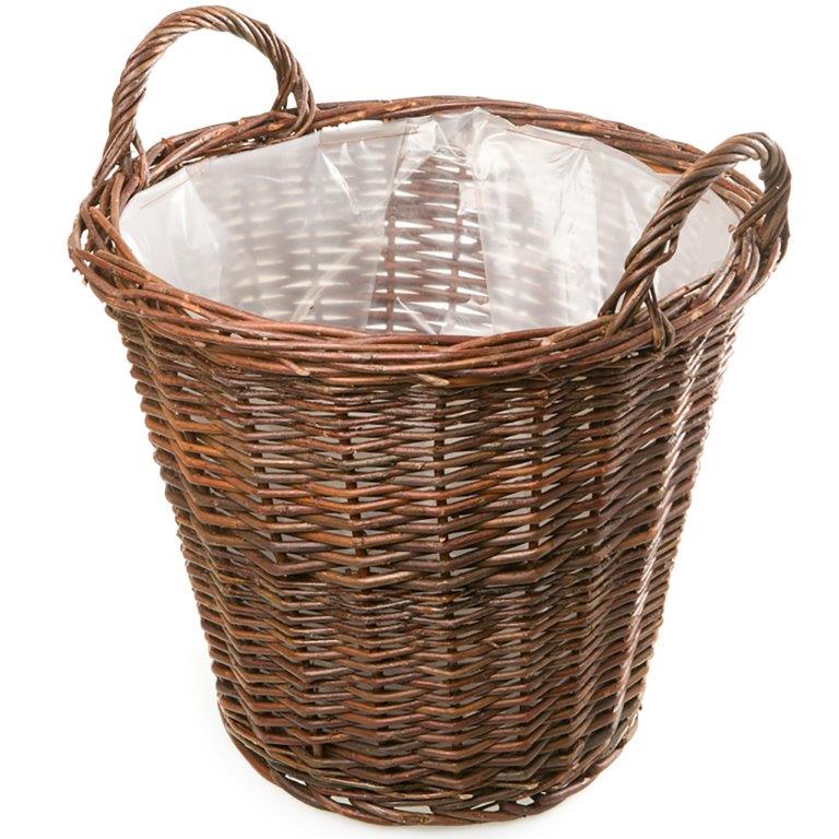 Hochwertiger Pflanzkorb - Weidenkorb, naturbelassen