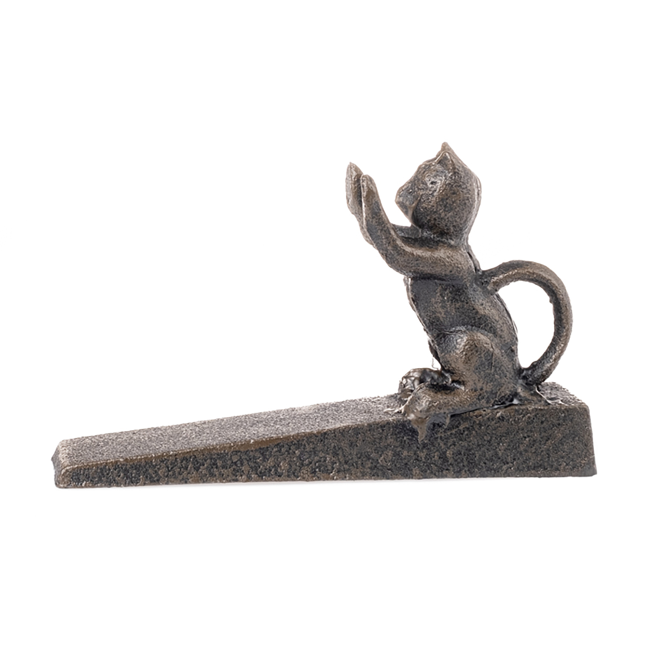 Türstopper Hund oder Katze aus Gusseisen im Vintage Look