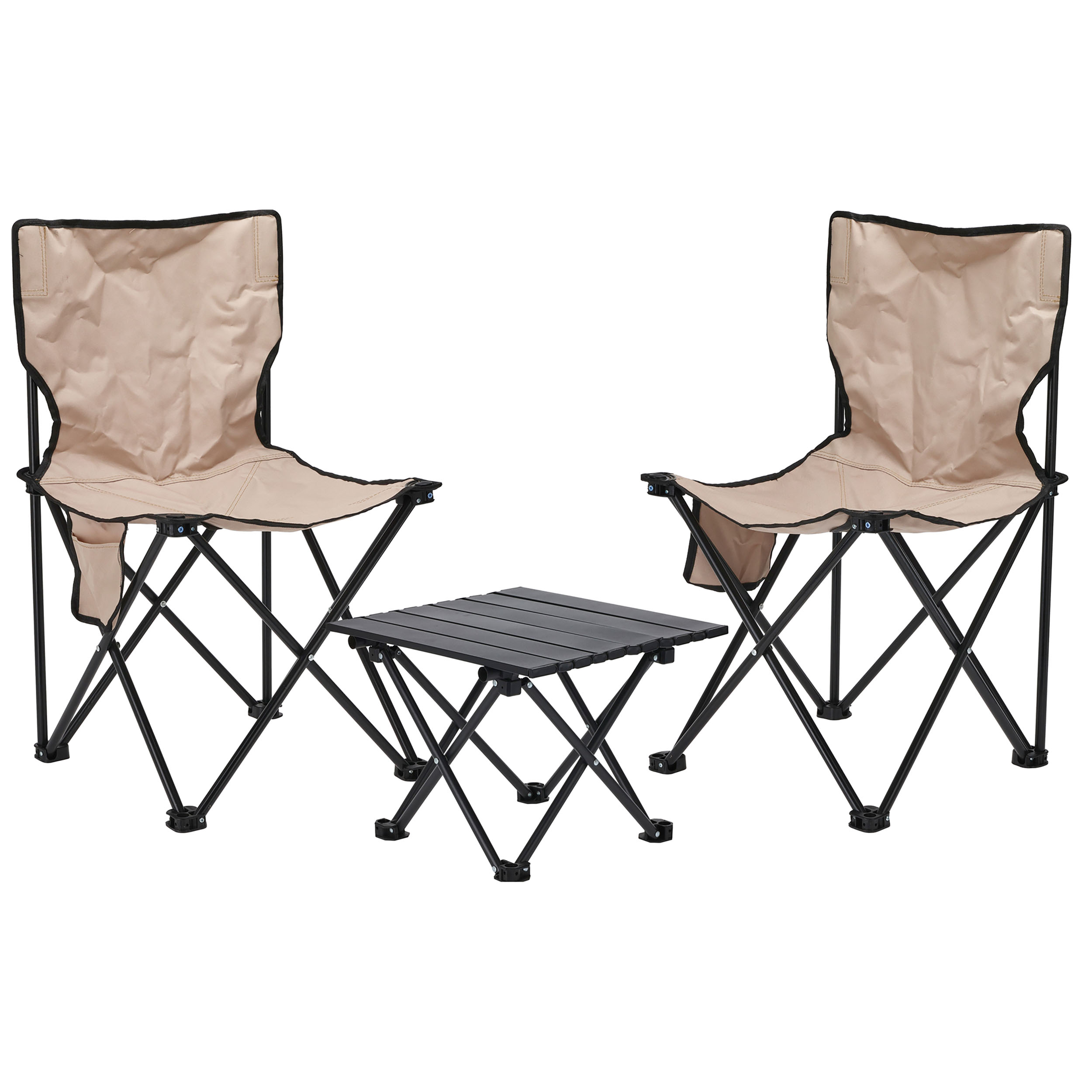 X51000030_NmWa6xlKcGjdI Campingtisch mit 2 Stühlen - zusammenklappbar wetterfest inkl. Tasche