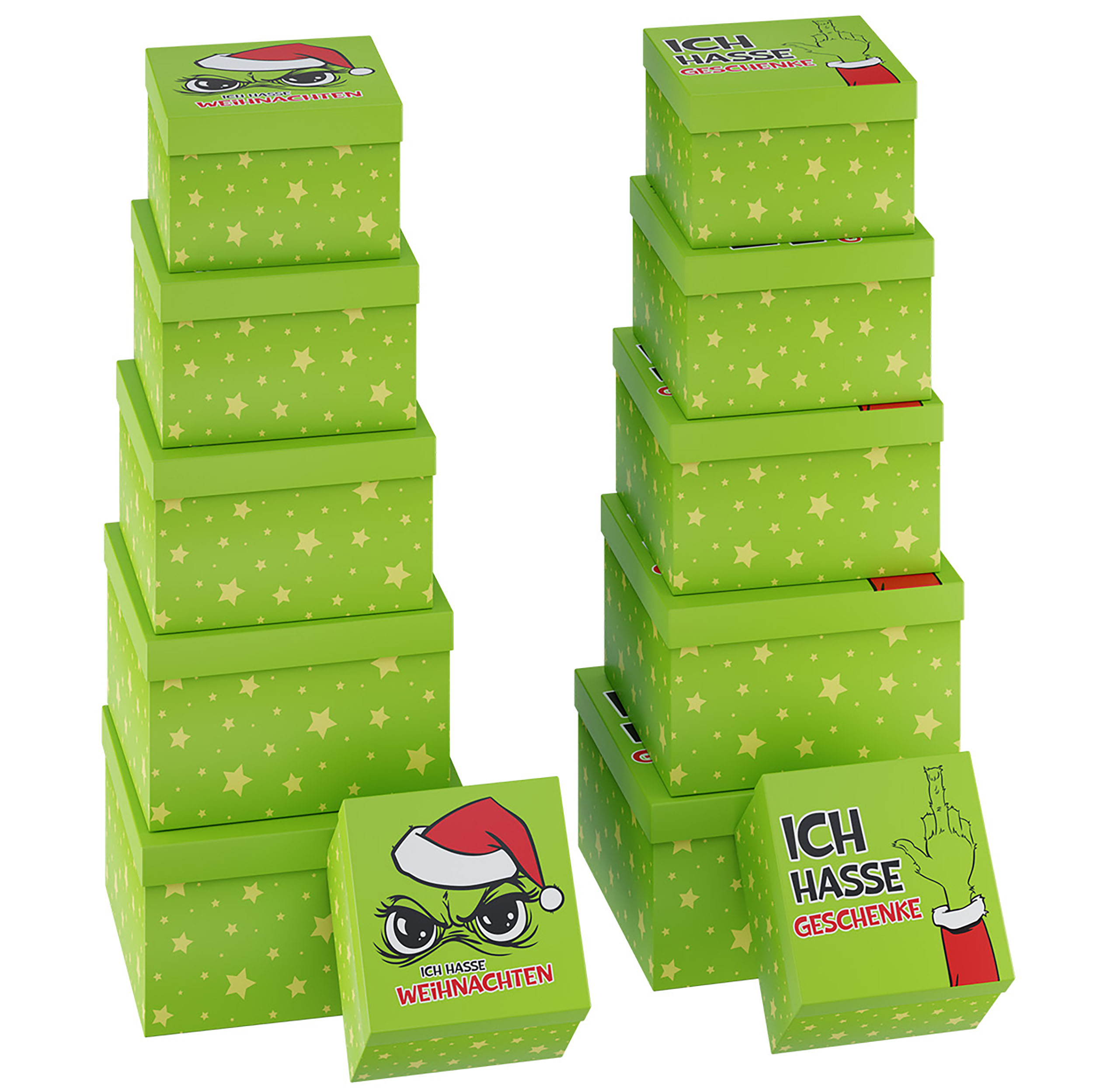 05775 Geschenkboxen "Festtags-Muffel" 6-teiliges Set