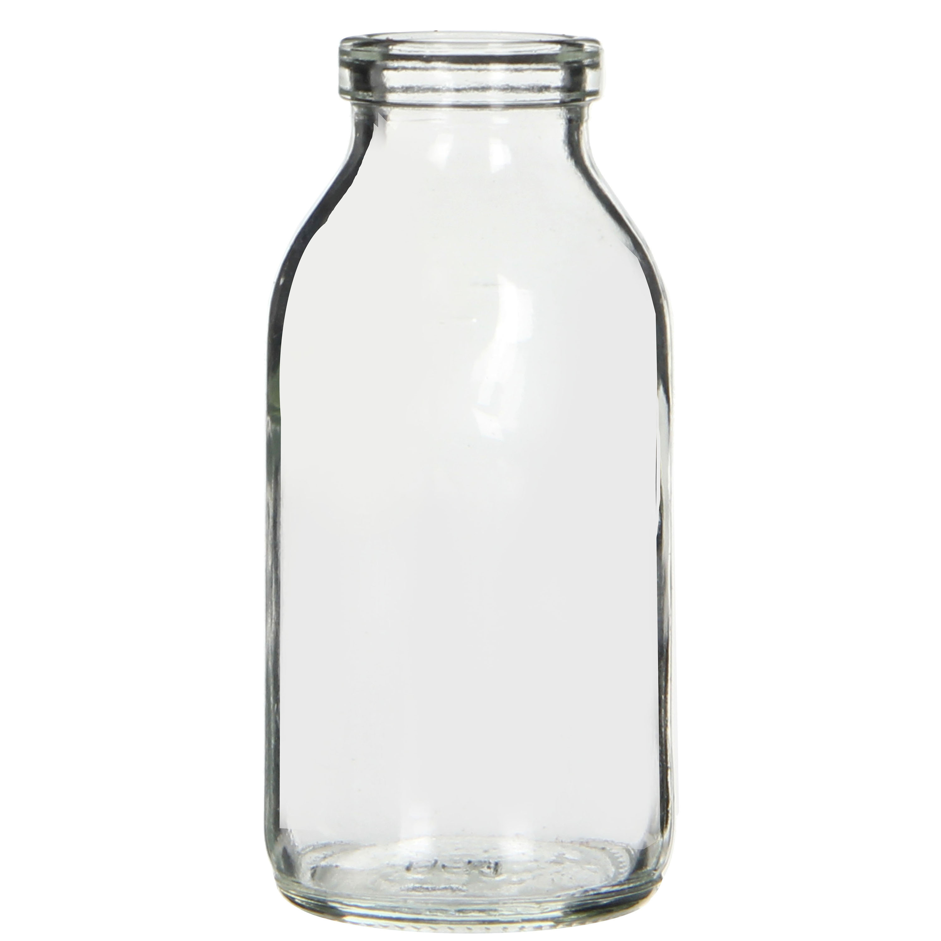 28072-glass-bottle_Glasfl-schen-Dekovase-Tischvase-Vase 32 x Glasflaschen im Landhausstil H 10,5 cm