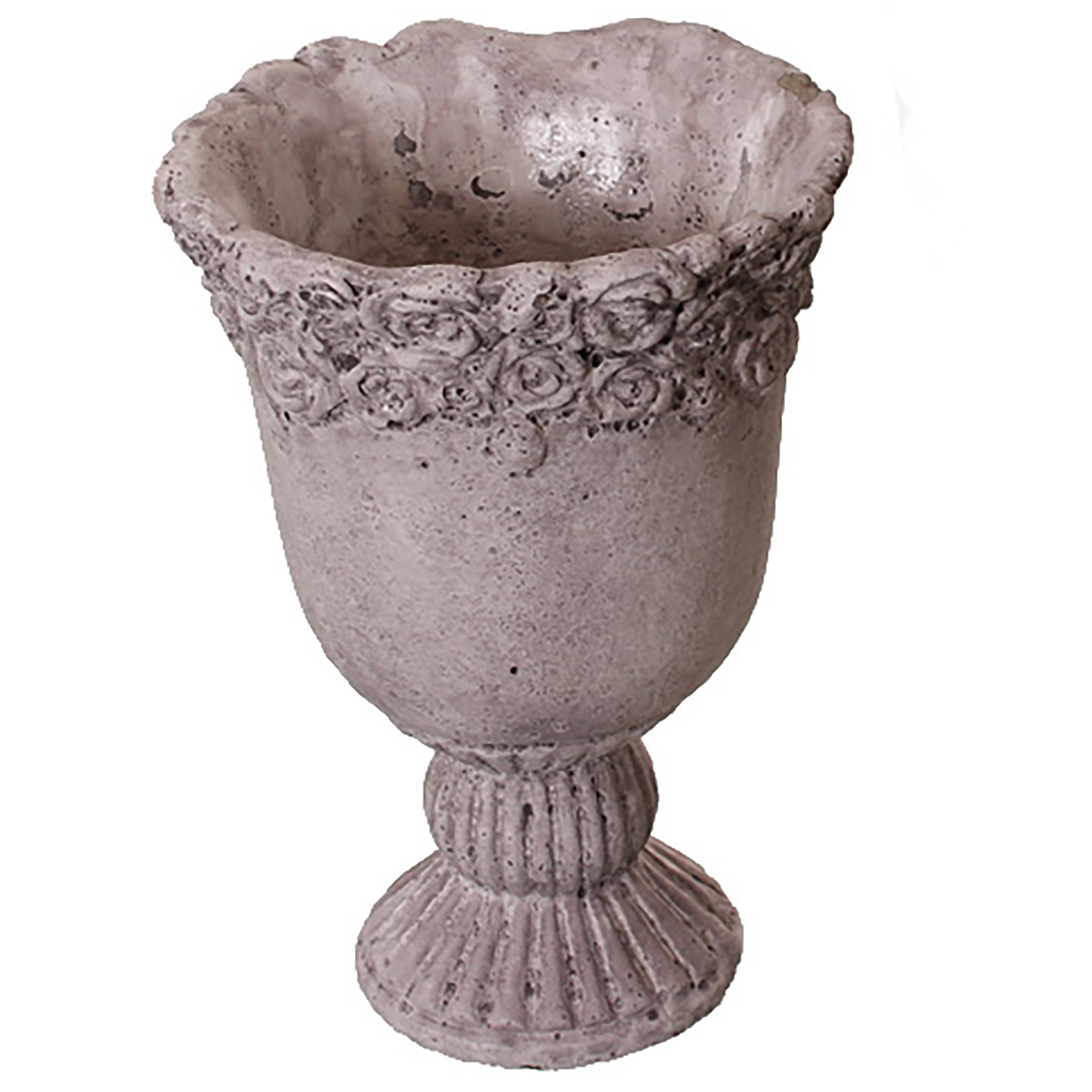 Pflanzkübel aus Beton im Vintage-Look