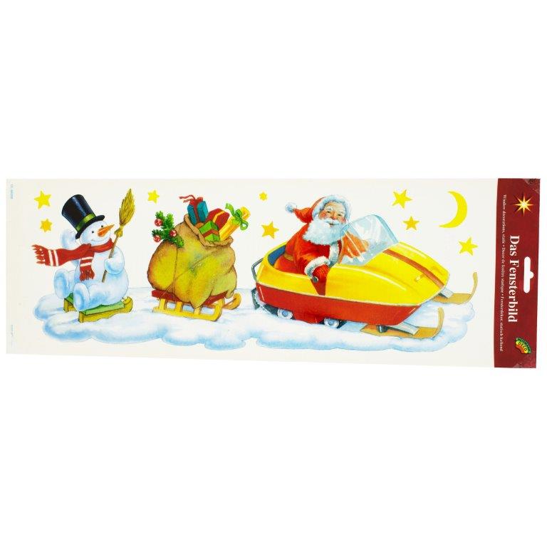 Fenstersticker-Weihnachtsmann