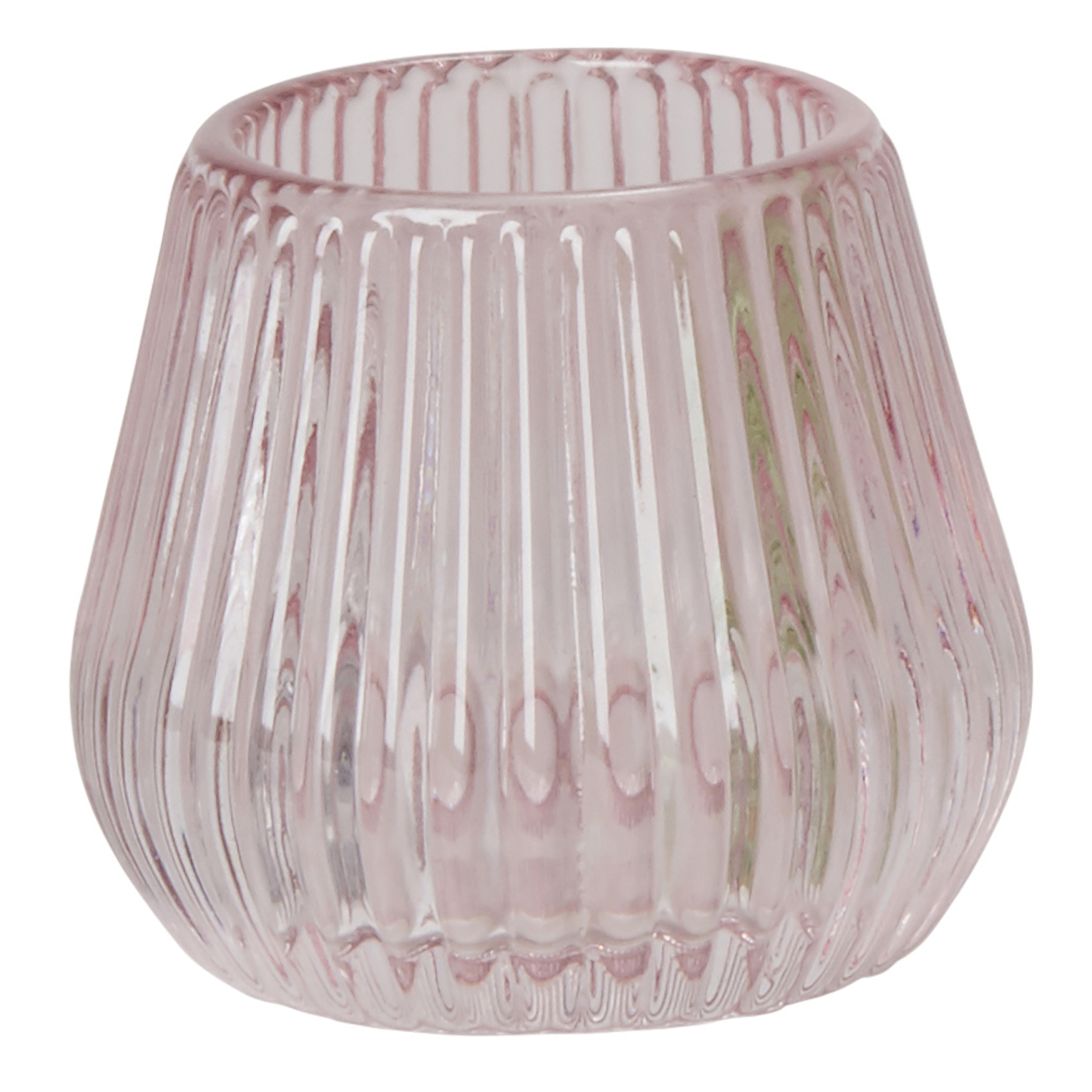 12 x Teelichtgläser "Luella" in stilvoller Optik H 6,5 cm